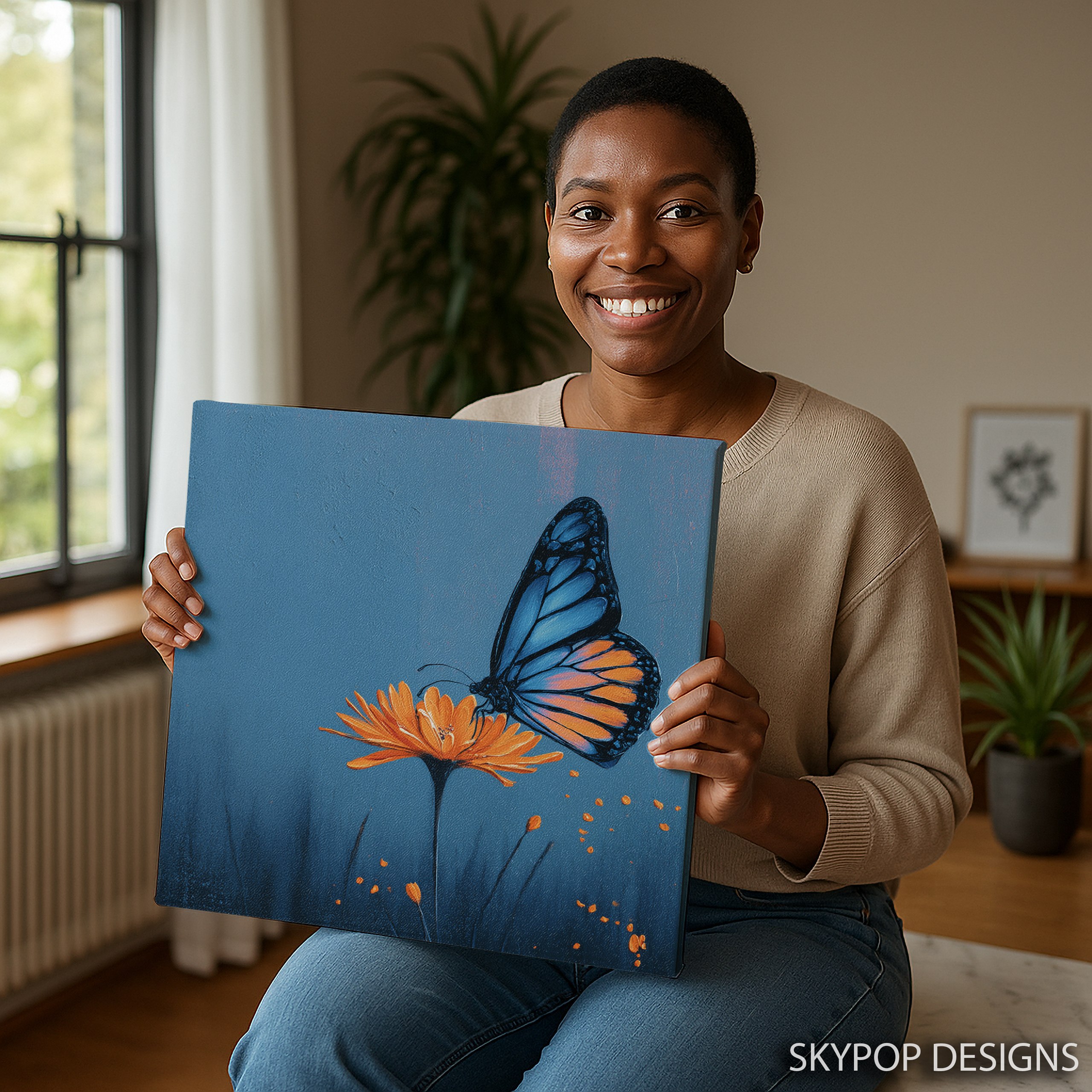 3.jpg Butterfly Flower Art