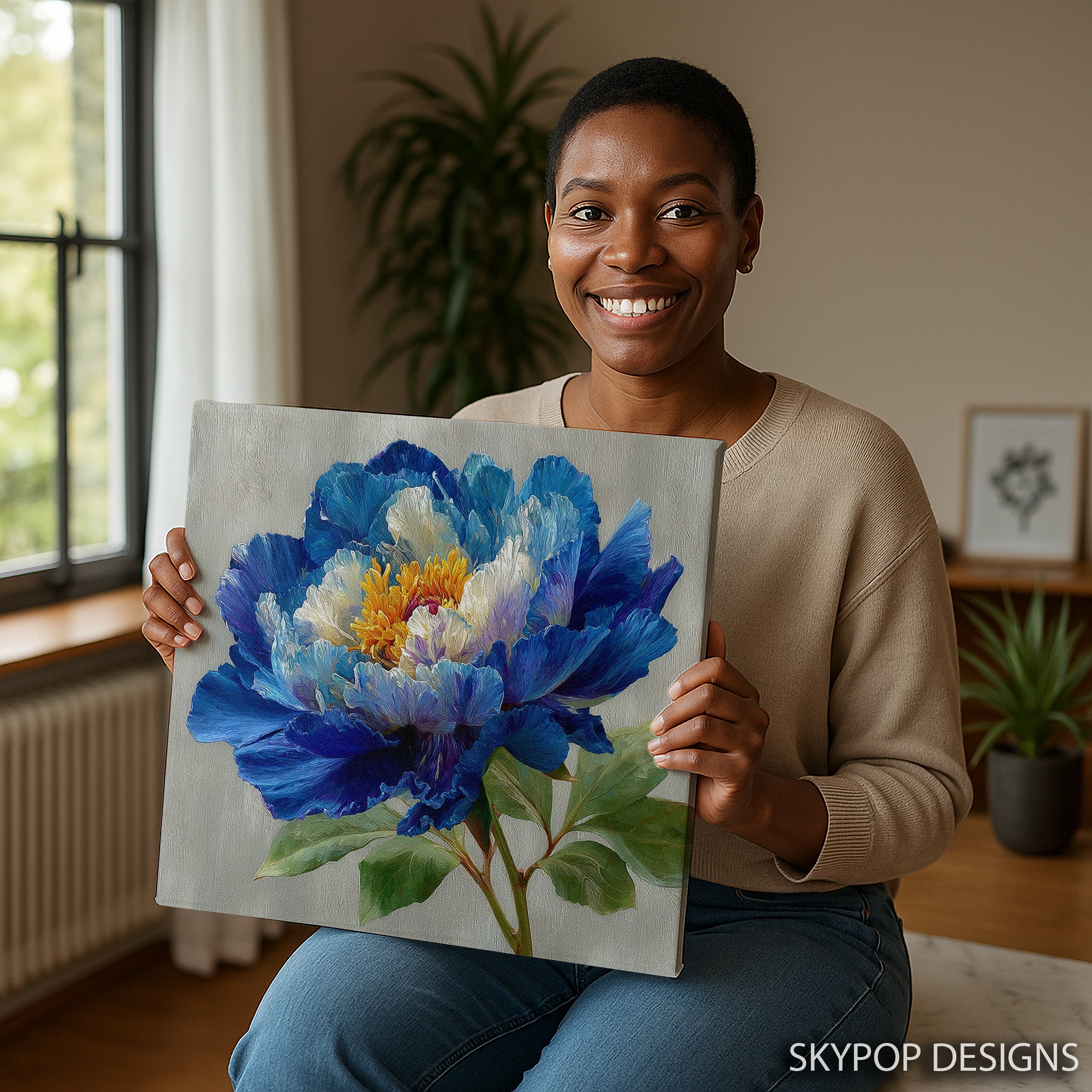 3.jpg Blue Peony Art