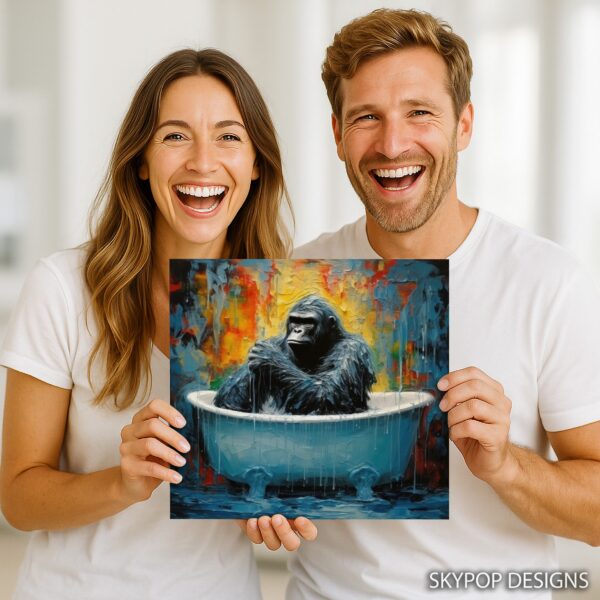 Gorilla Art Canvas or Poster