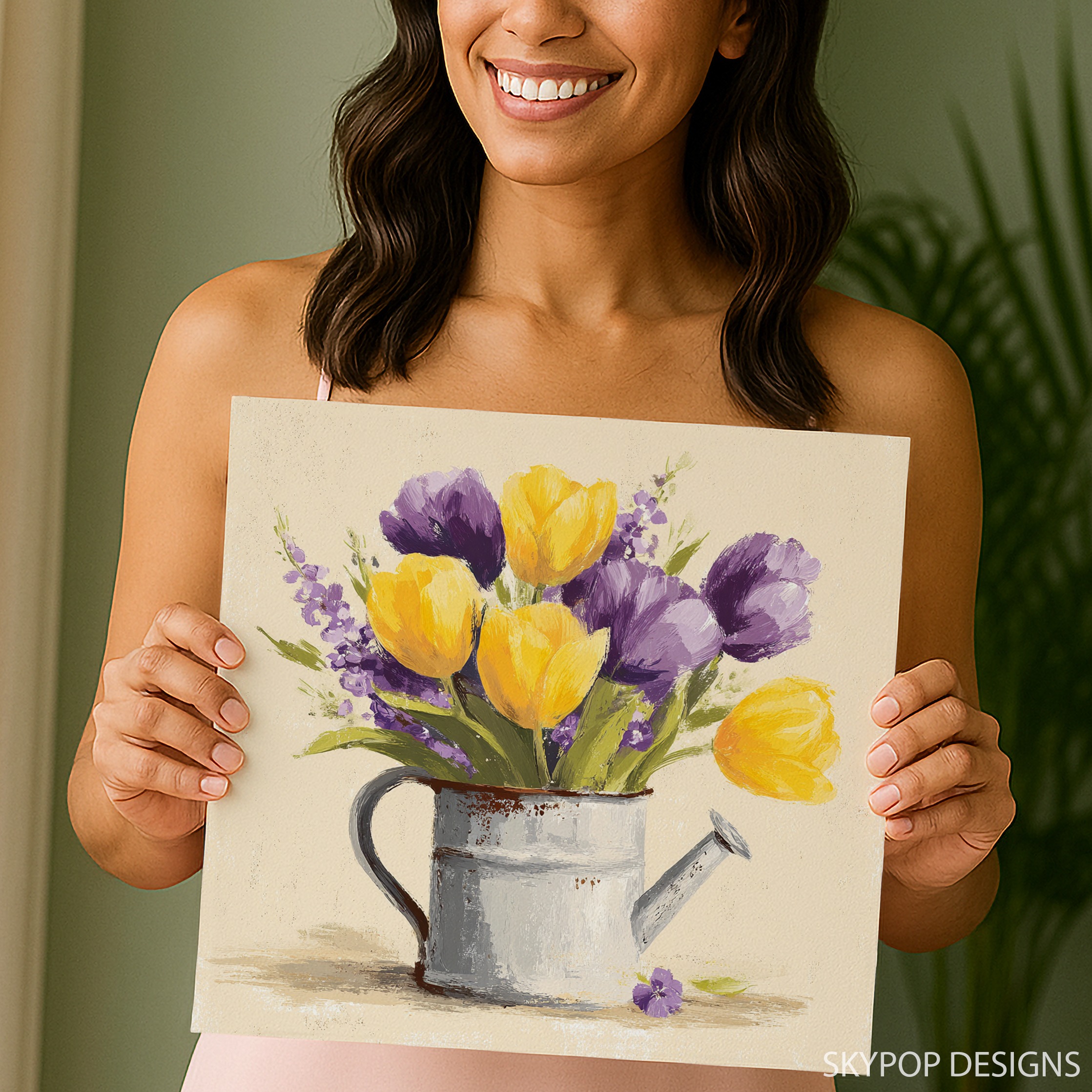 3.jpg Rustic Tulip Bouquet Art