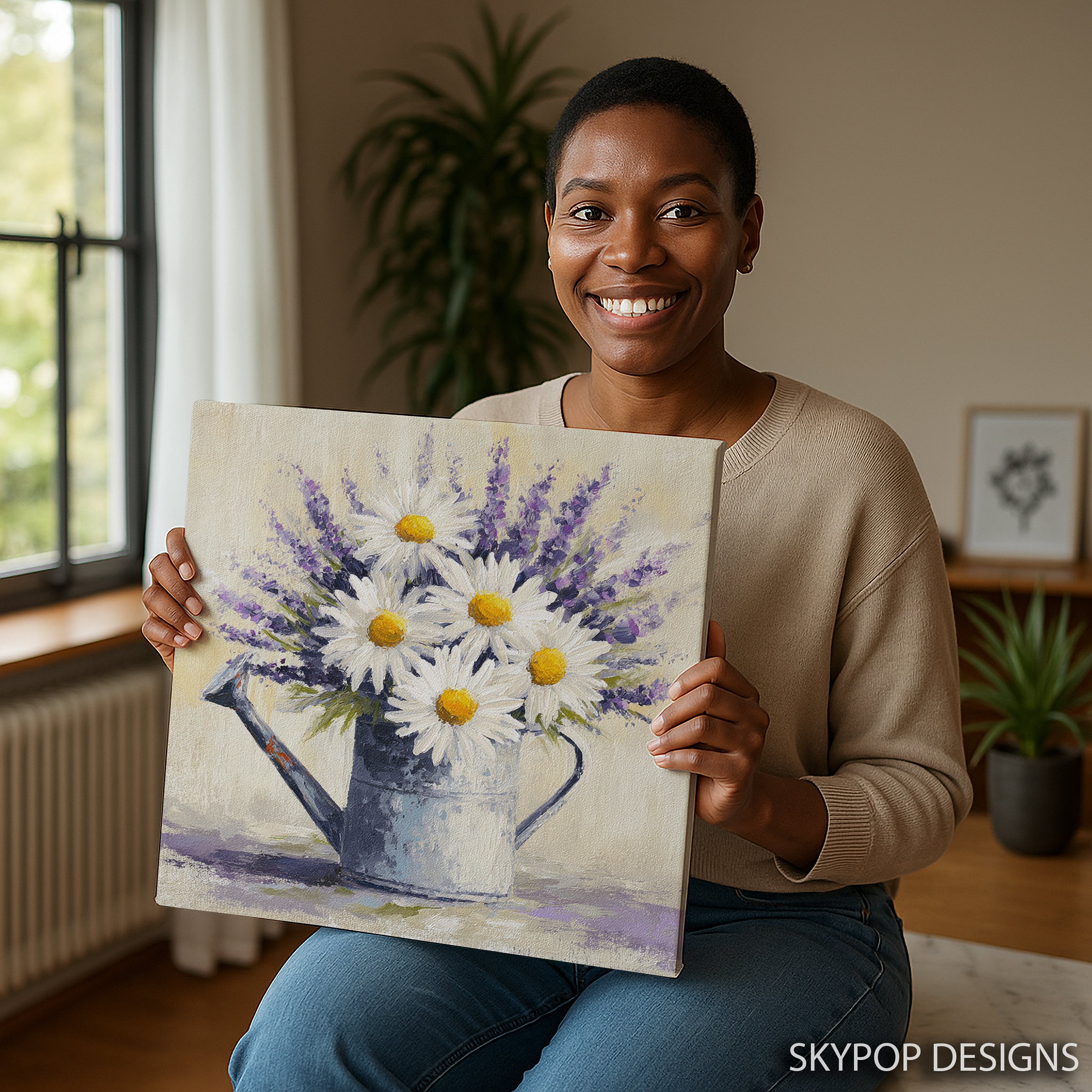 3.jpg Daisy and Lavender Art