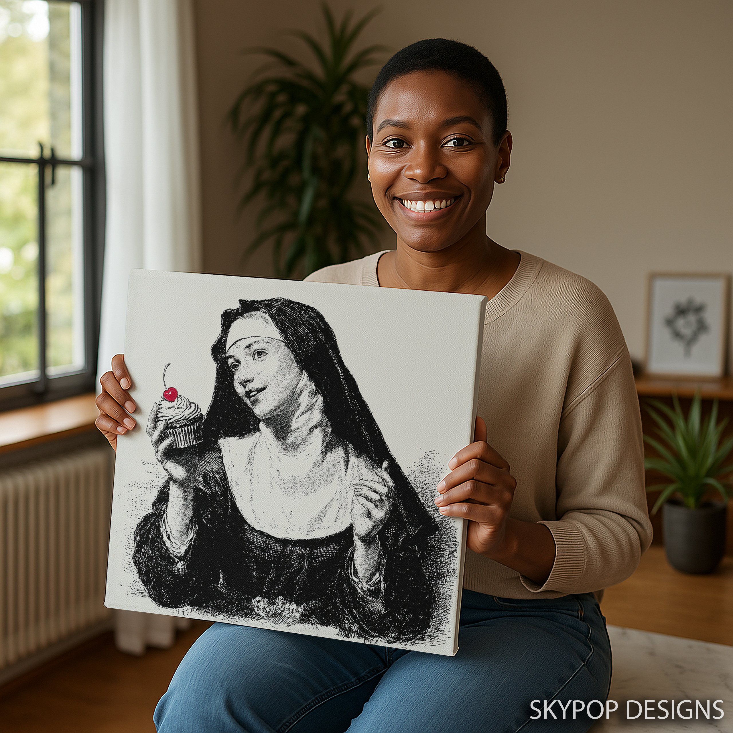 3.jpg Nun with Cupcake Art