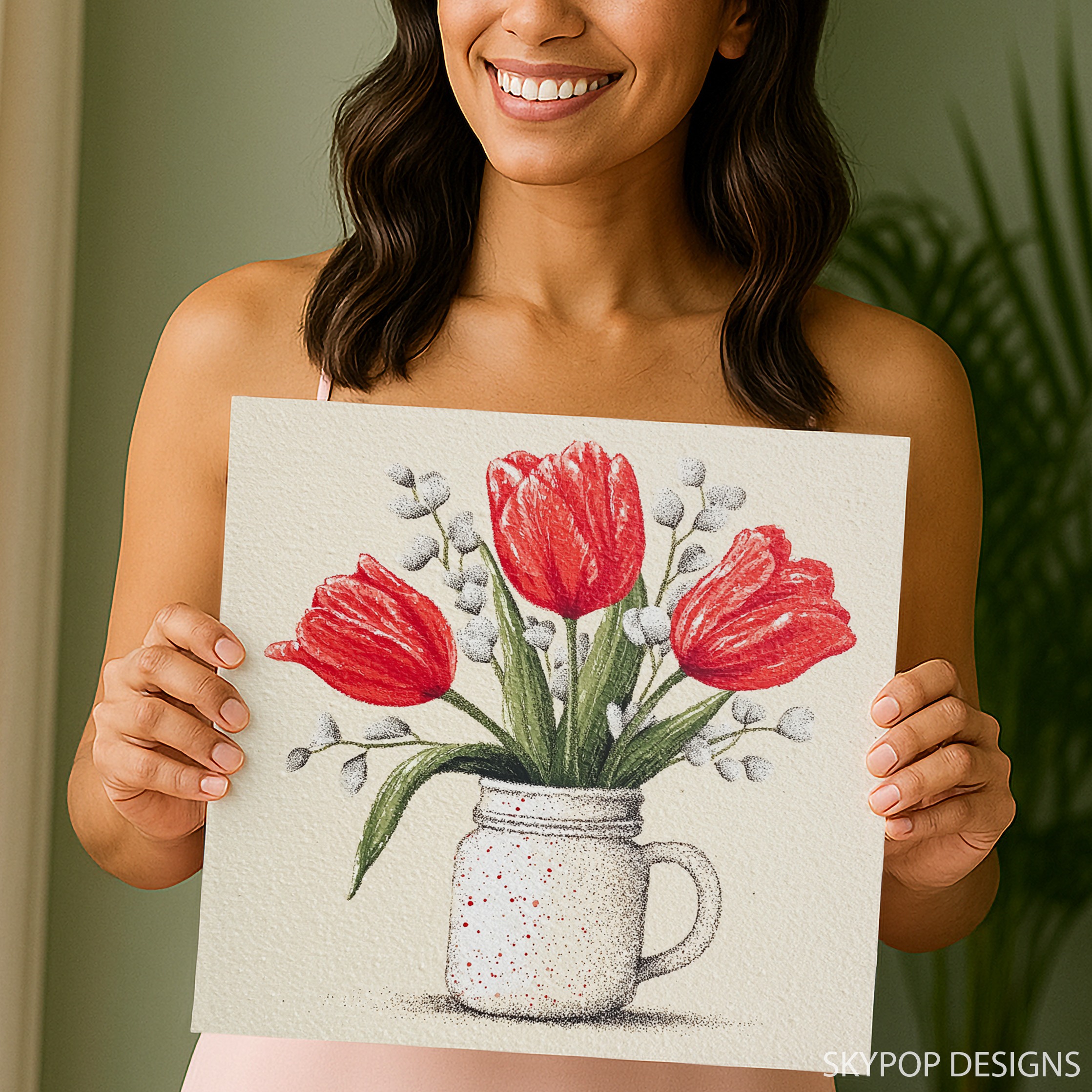 3.jpg Red Tulips Art