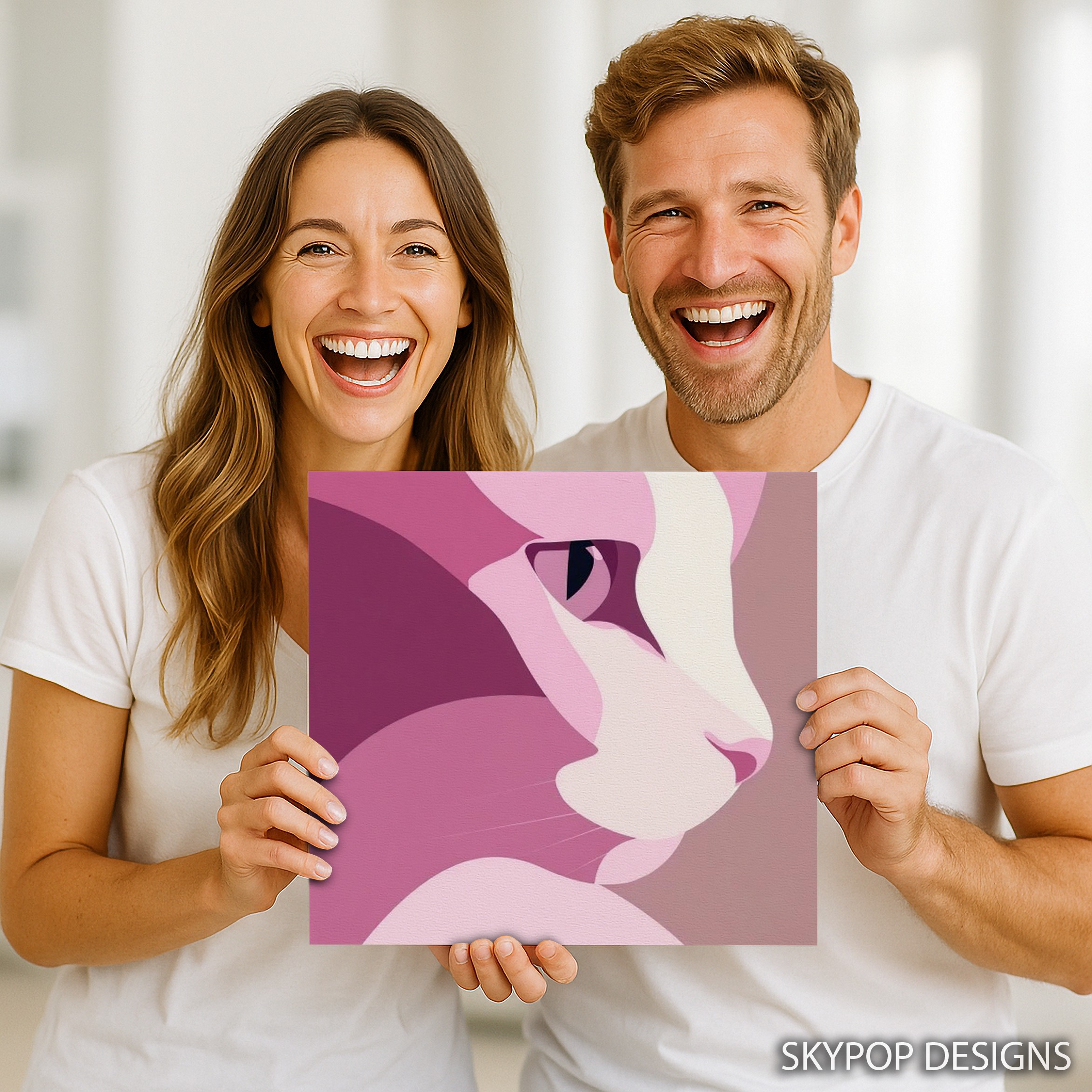 3.jpg Pink Cat Art