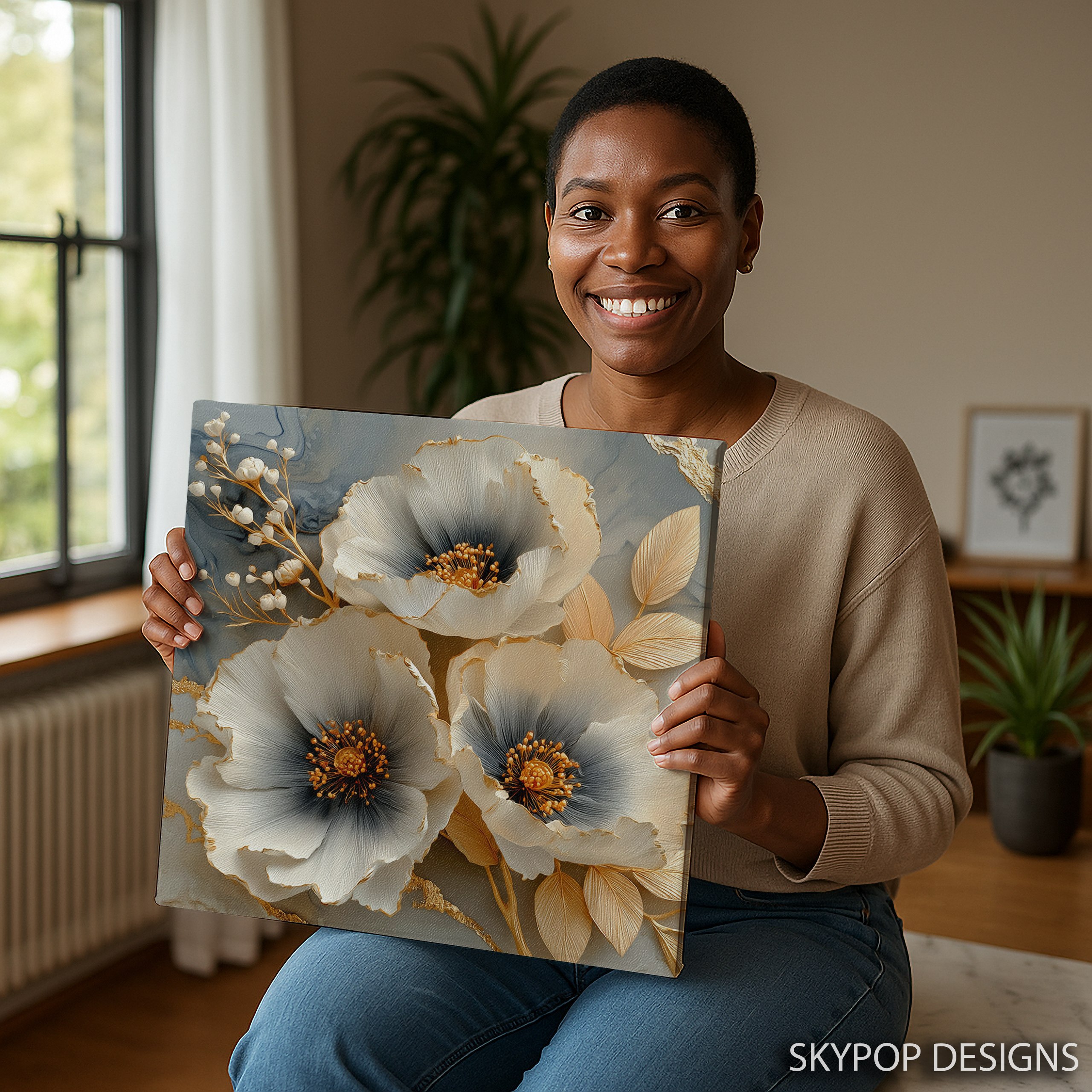 3.jpg Elegant Poppy Blooms Art
