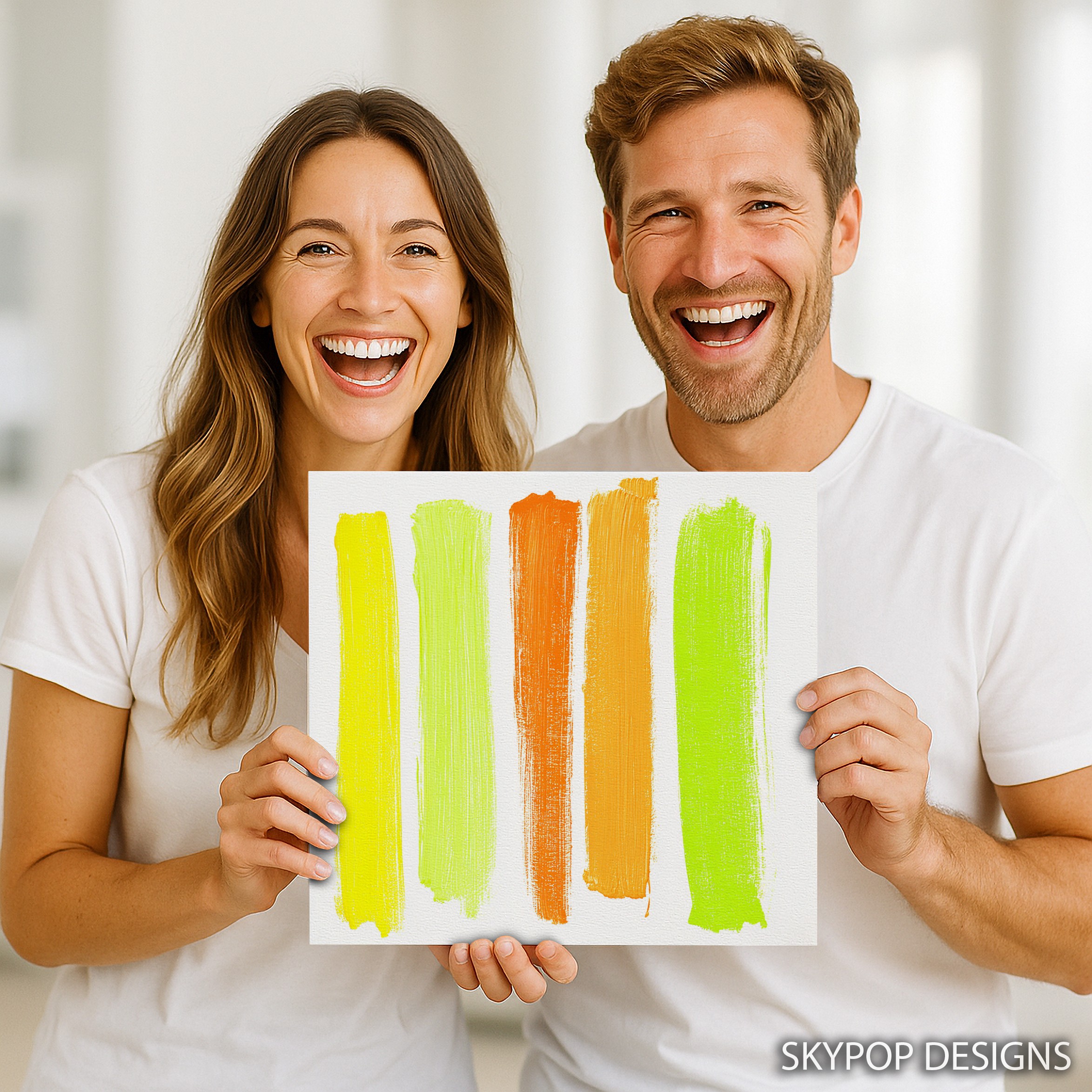 3.jpg Citrus Stripes Art