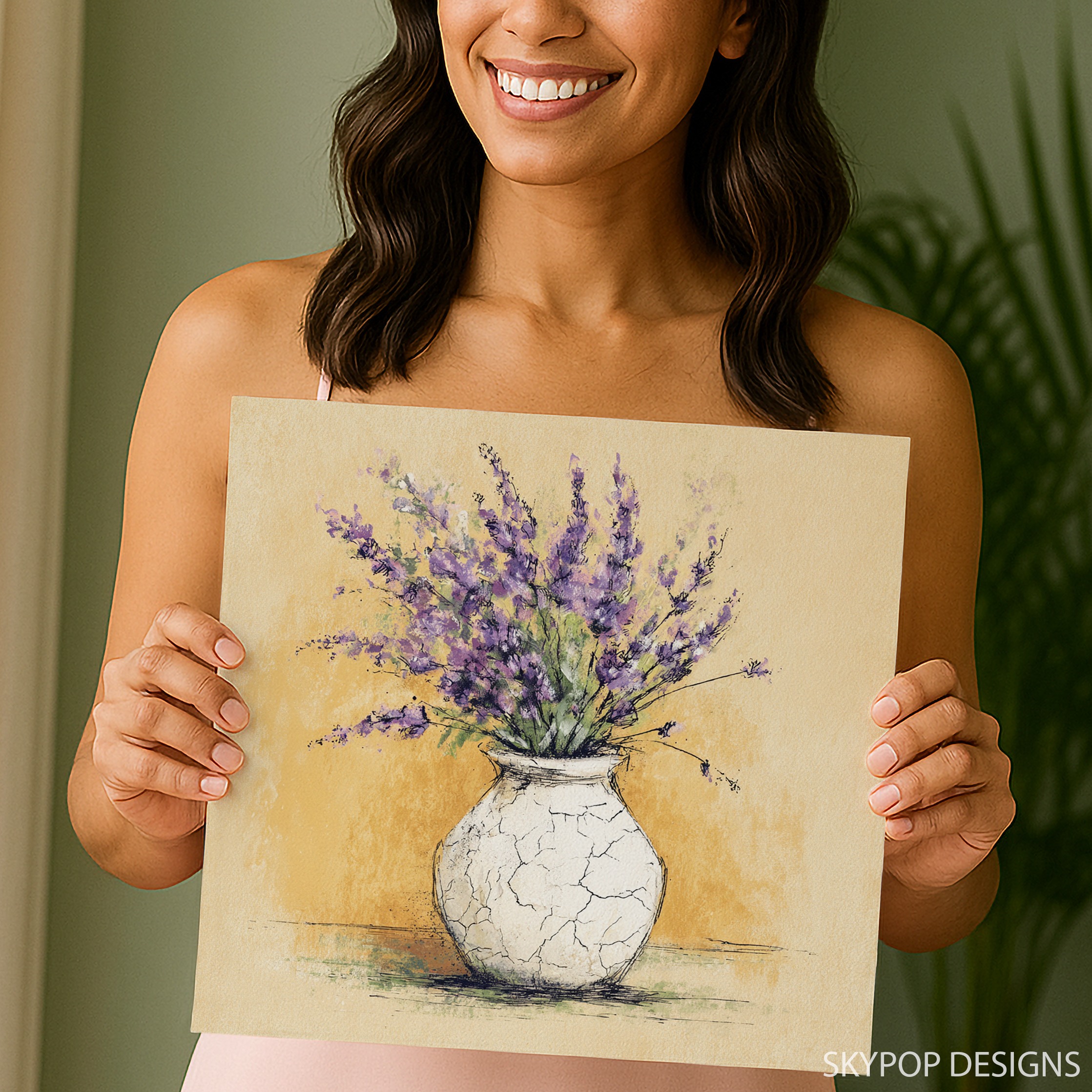 3.jpg Lavender Vase Art