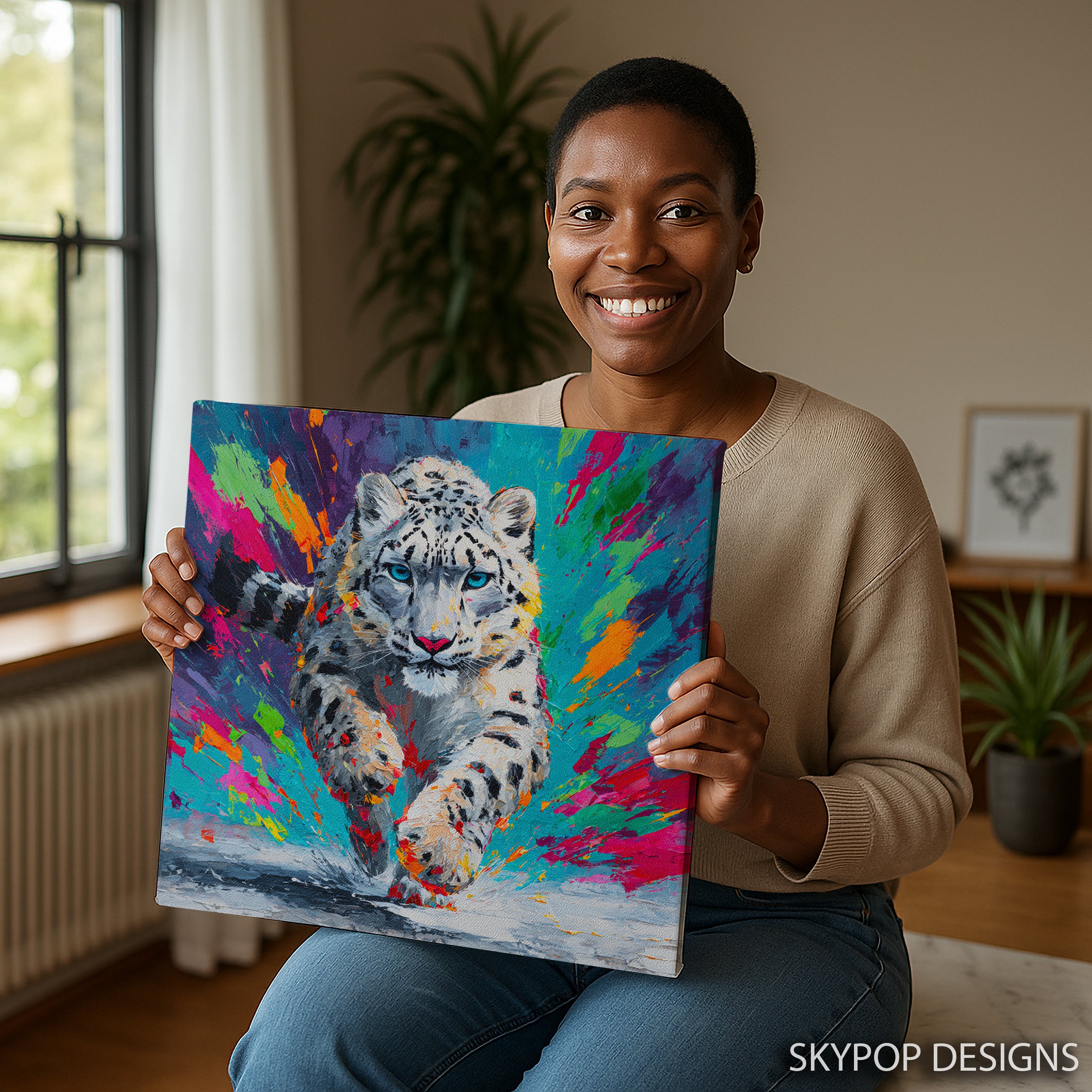 3.jpg Snow Leopard Art