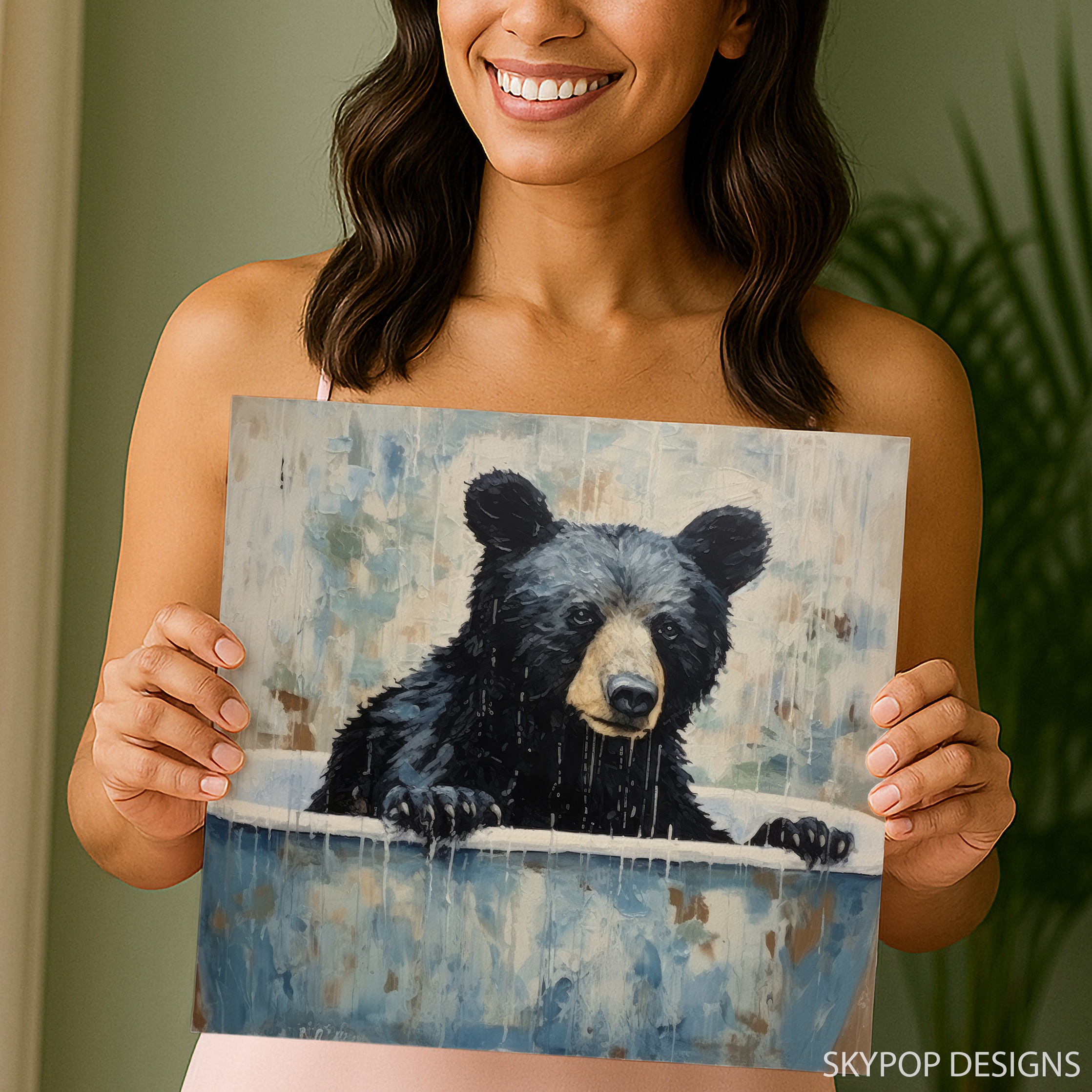 3.jpg Bear Bathtime Art