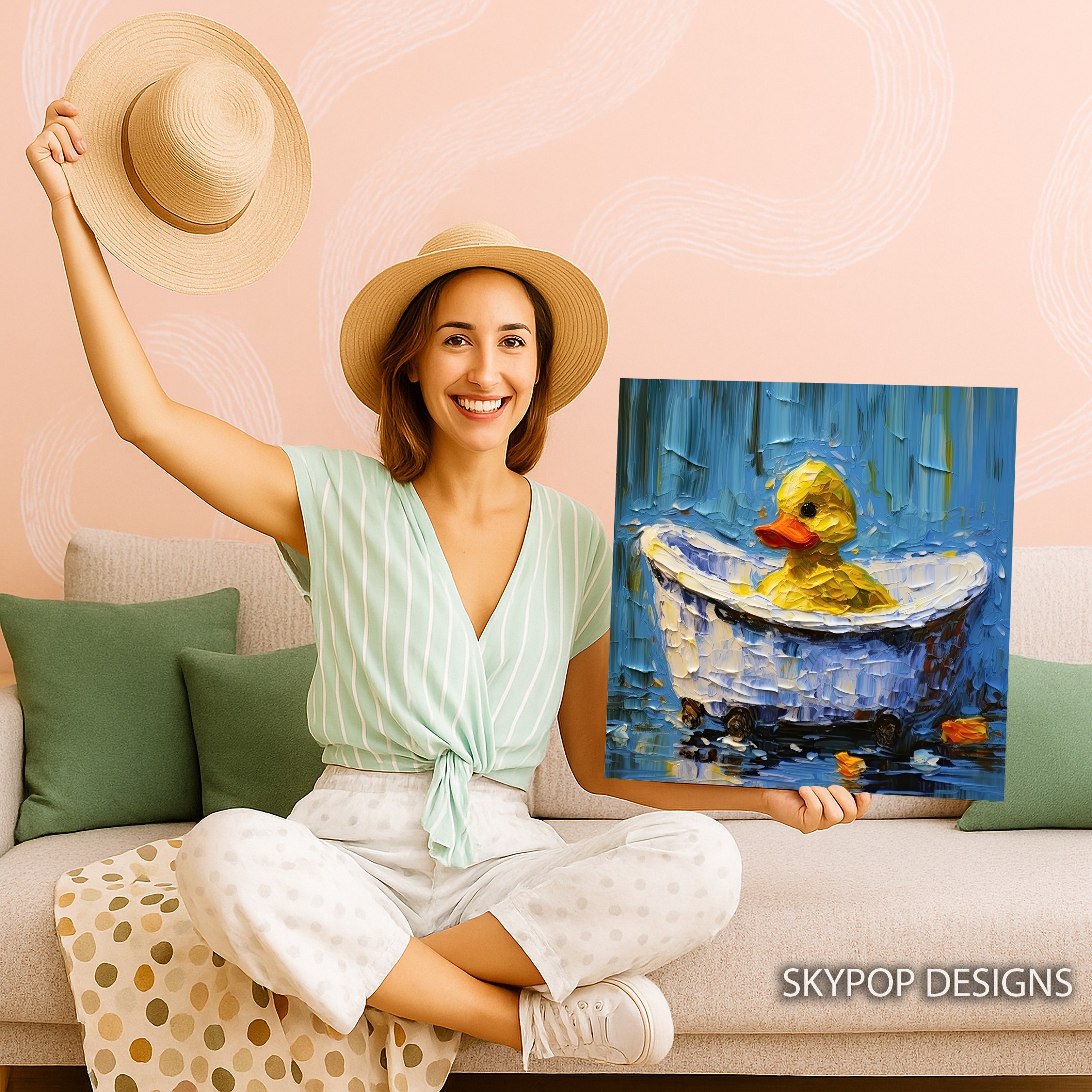 3.jpg Duck Bath Time Art
