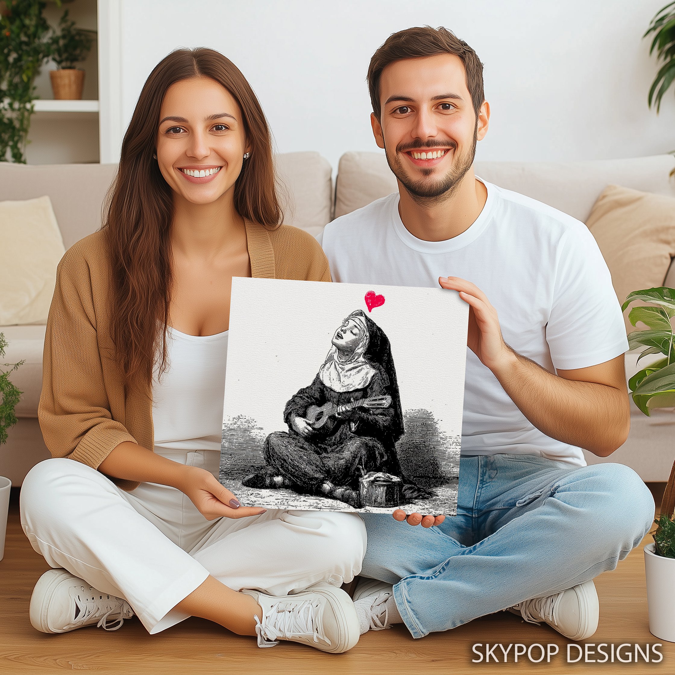 3.jpg Nun with Guitar Art