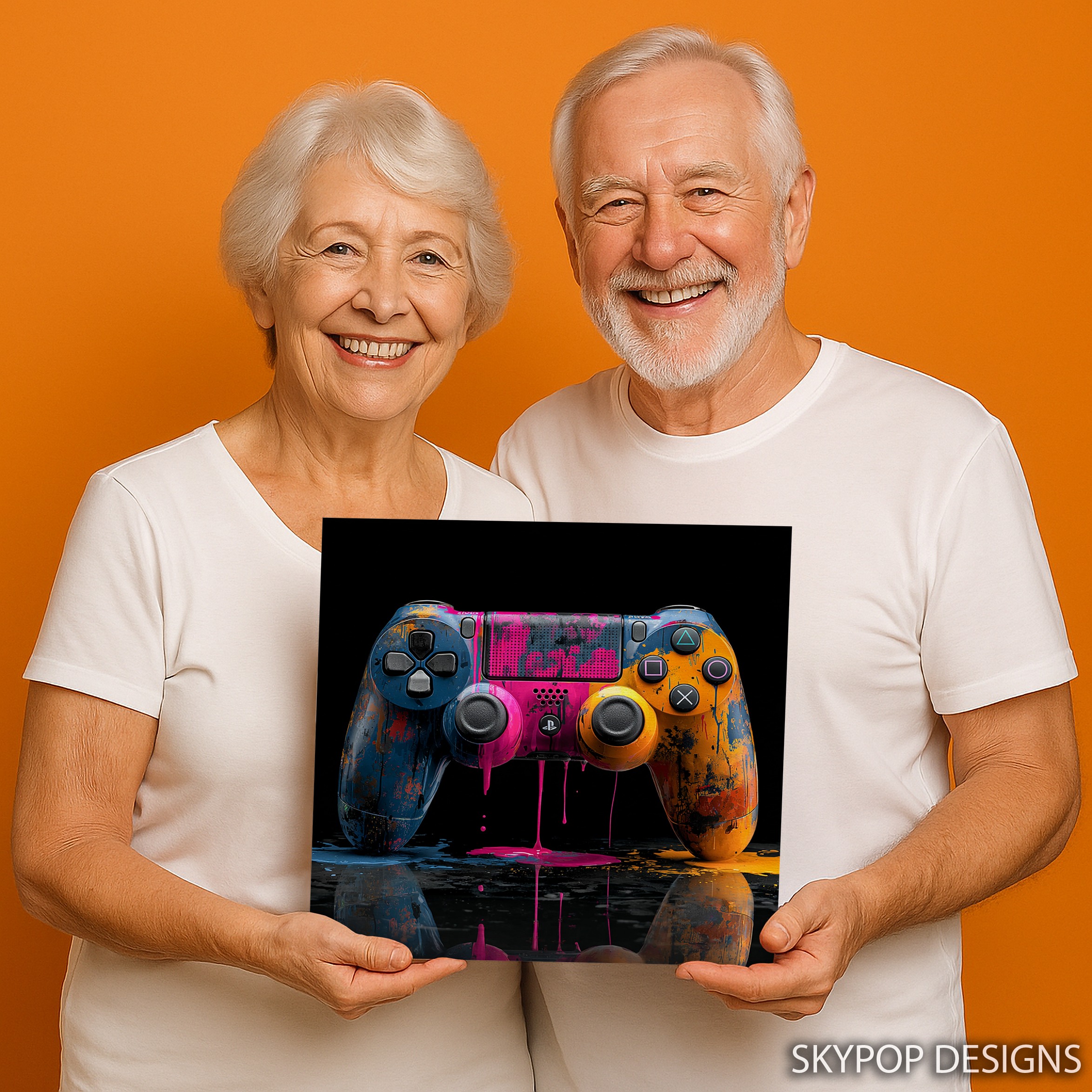 3.jpg Colorful Gaming Controller Art