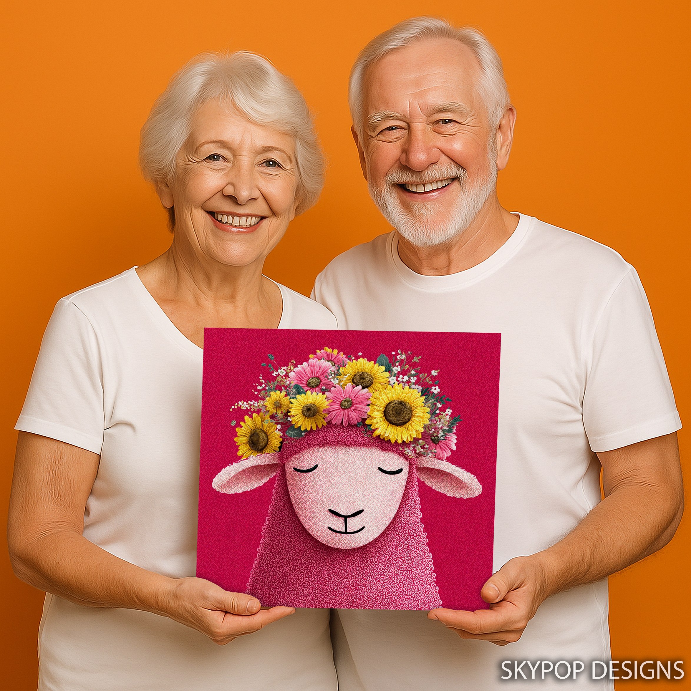 3.jpg Sheep Floral Art