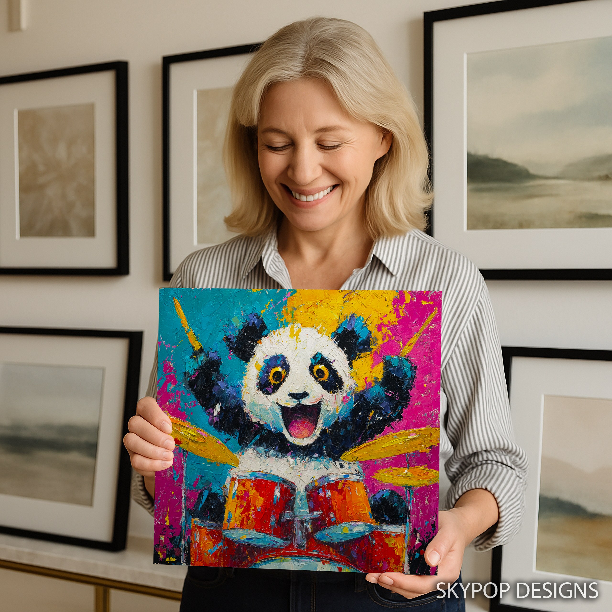 3.jpg Panda Drummer Art