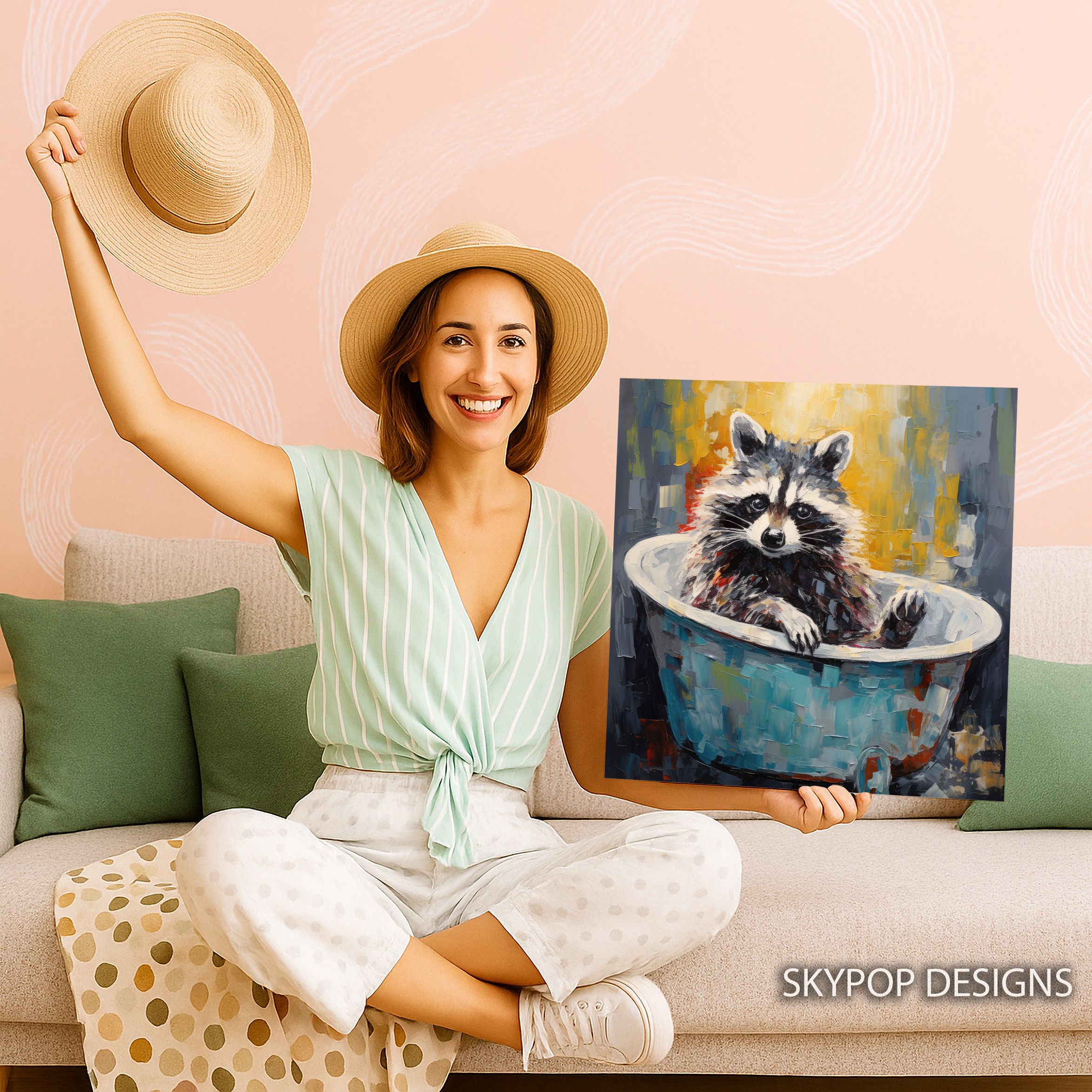 3.jpg Raccoon Art