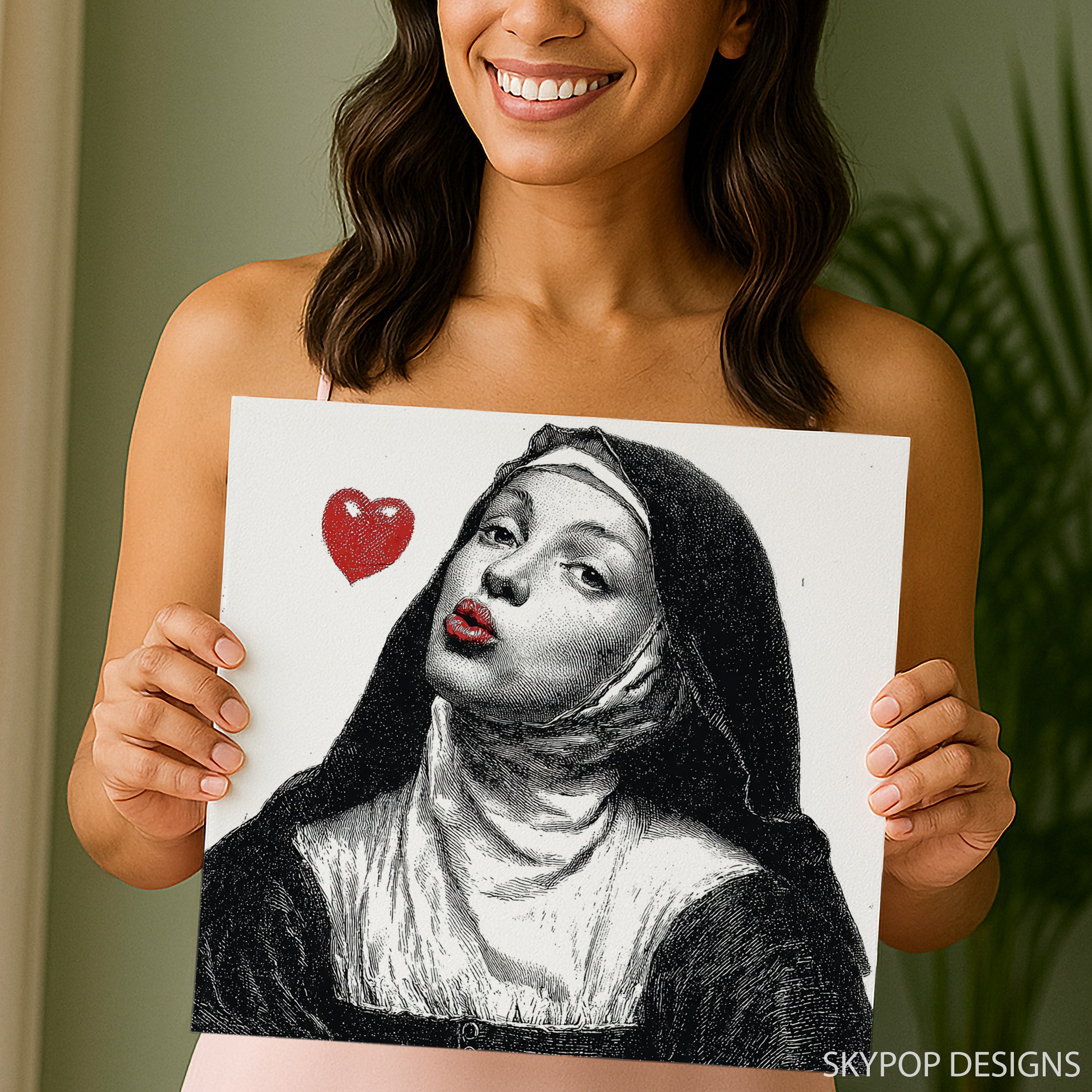 3.jpg Cheeky Nun Art