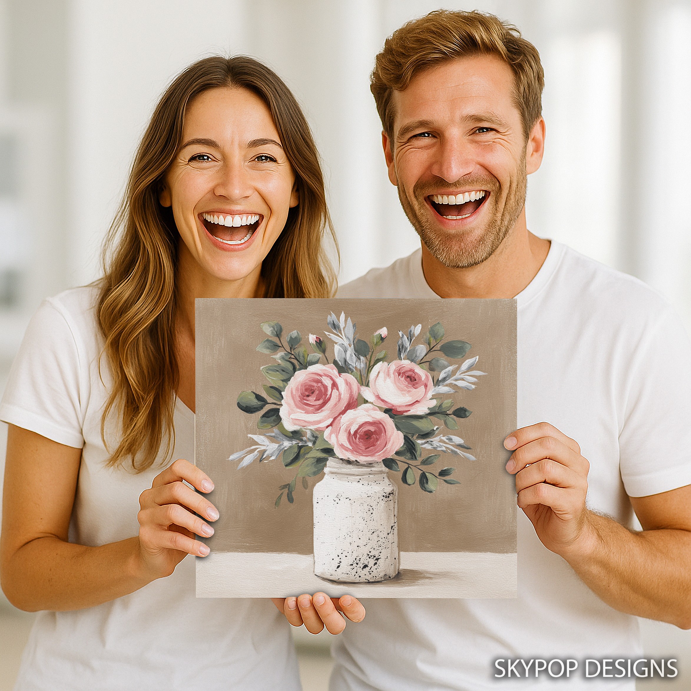 3.jpg Rustic Rose Bouquet Art