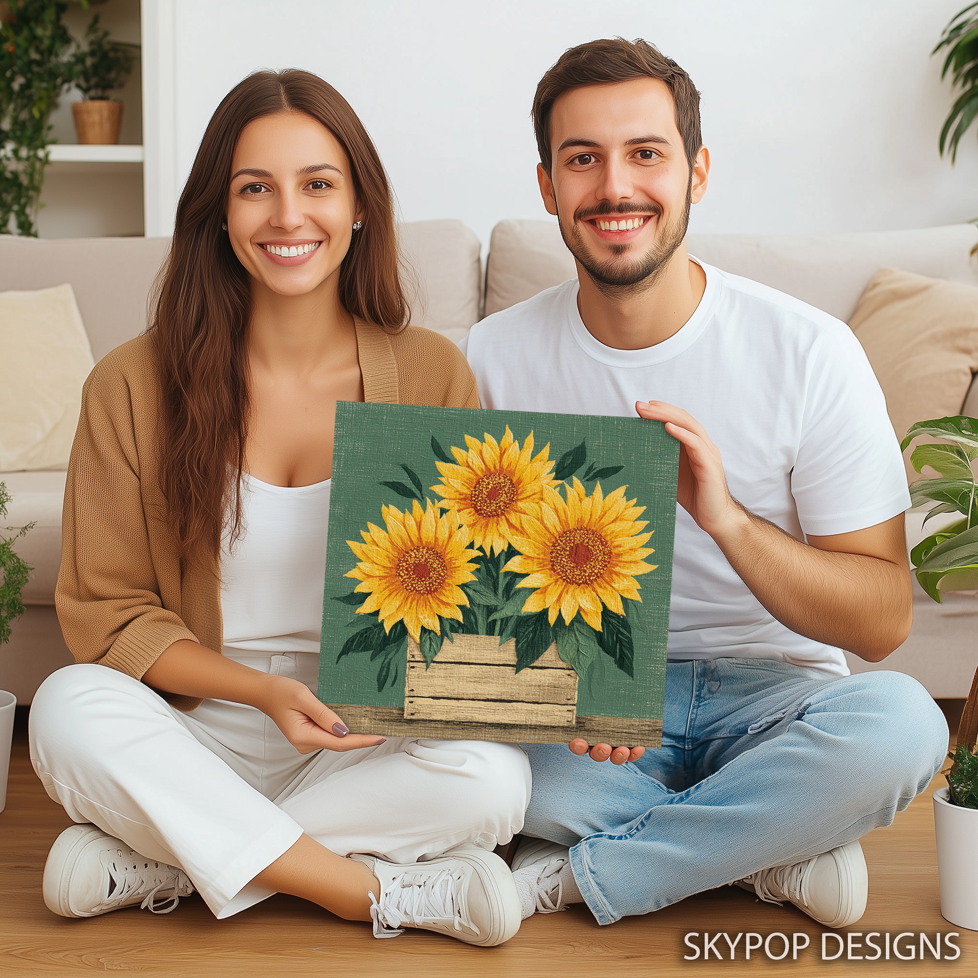 3.jpg Sunflower Crate Art