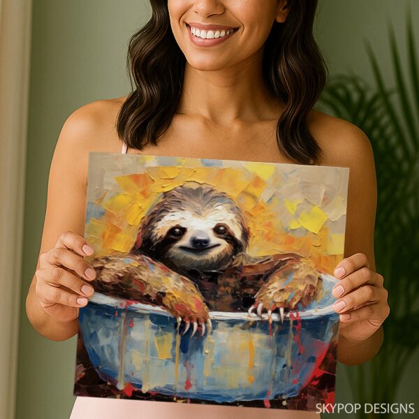 Sloth Bath Art