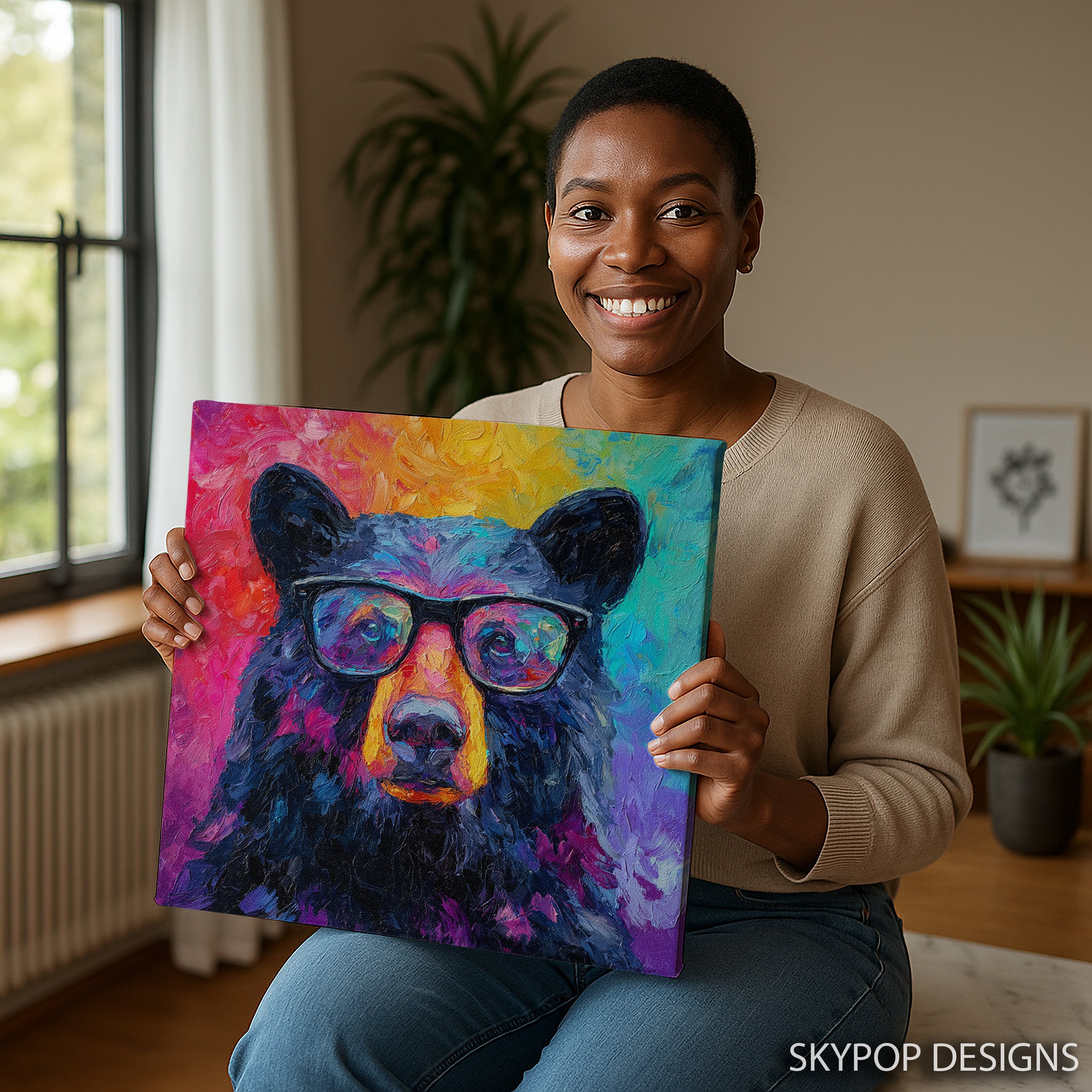 3.jpg Hipster Bear Art