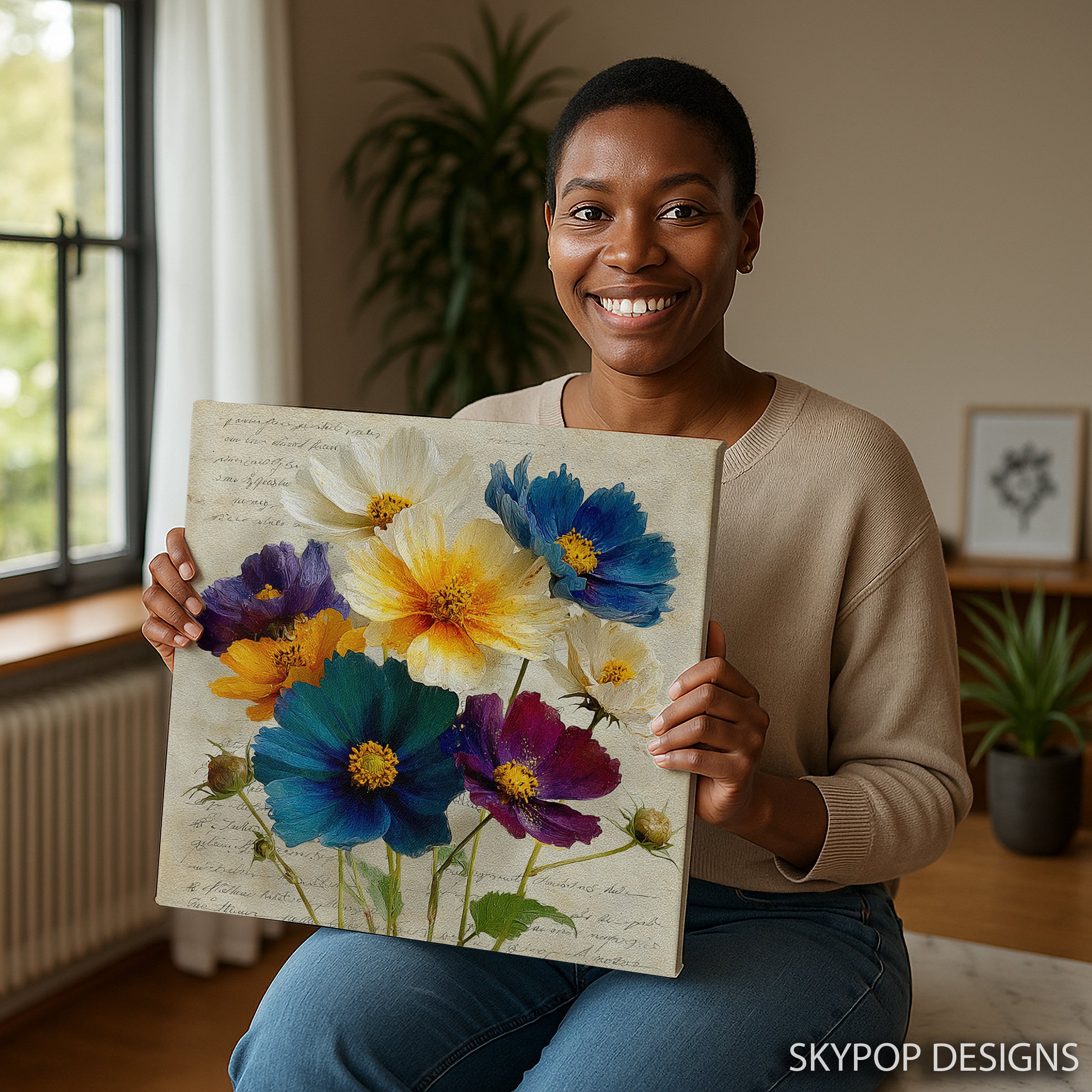 3.jpg Cosmos Flower Art