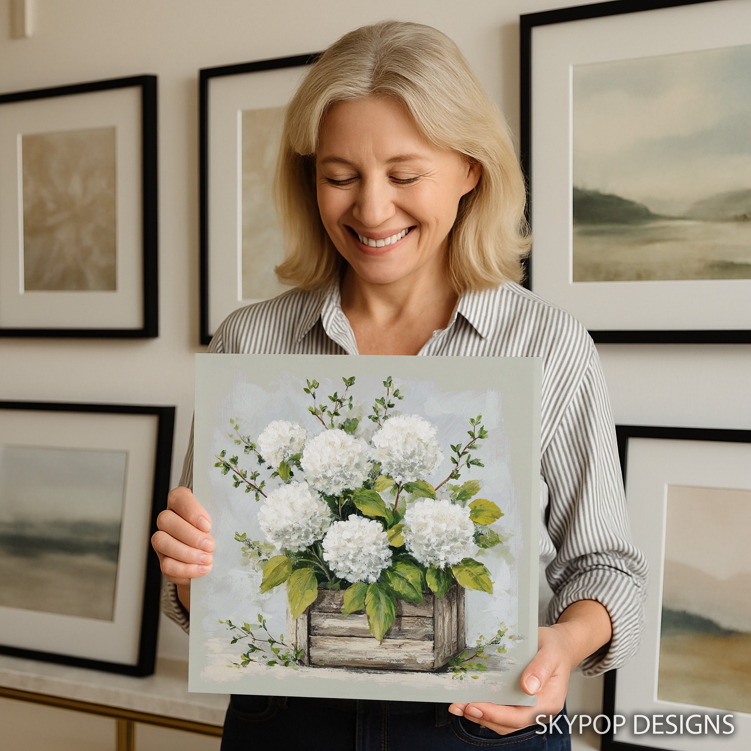 3.jpg White Hydrangea Art