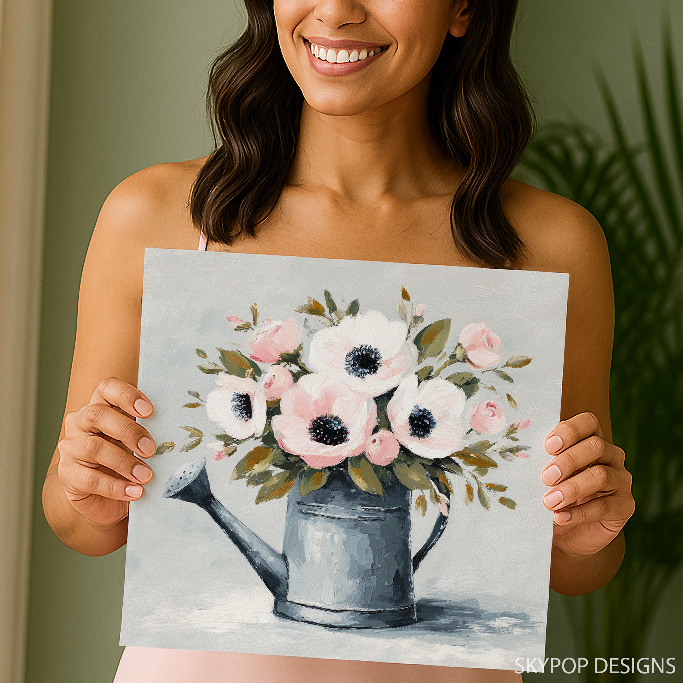 3.jpg Watering Can Floral Art