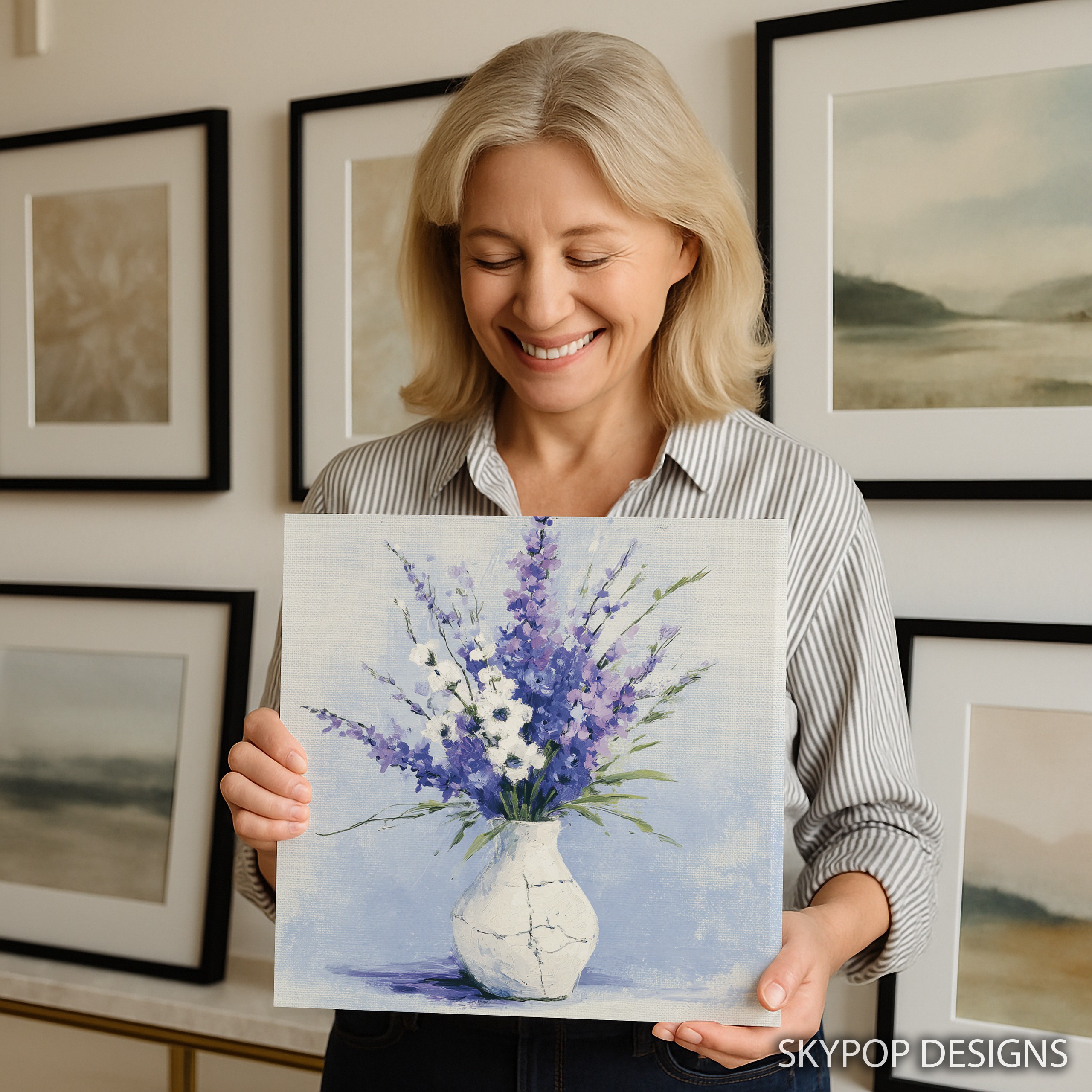 3.jpg Lavender Bouquet Art
