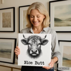 Highland Cow Art