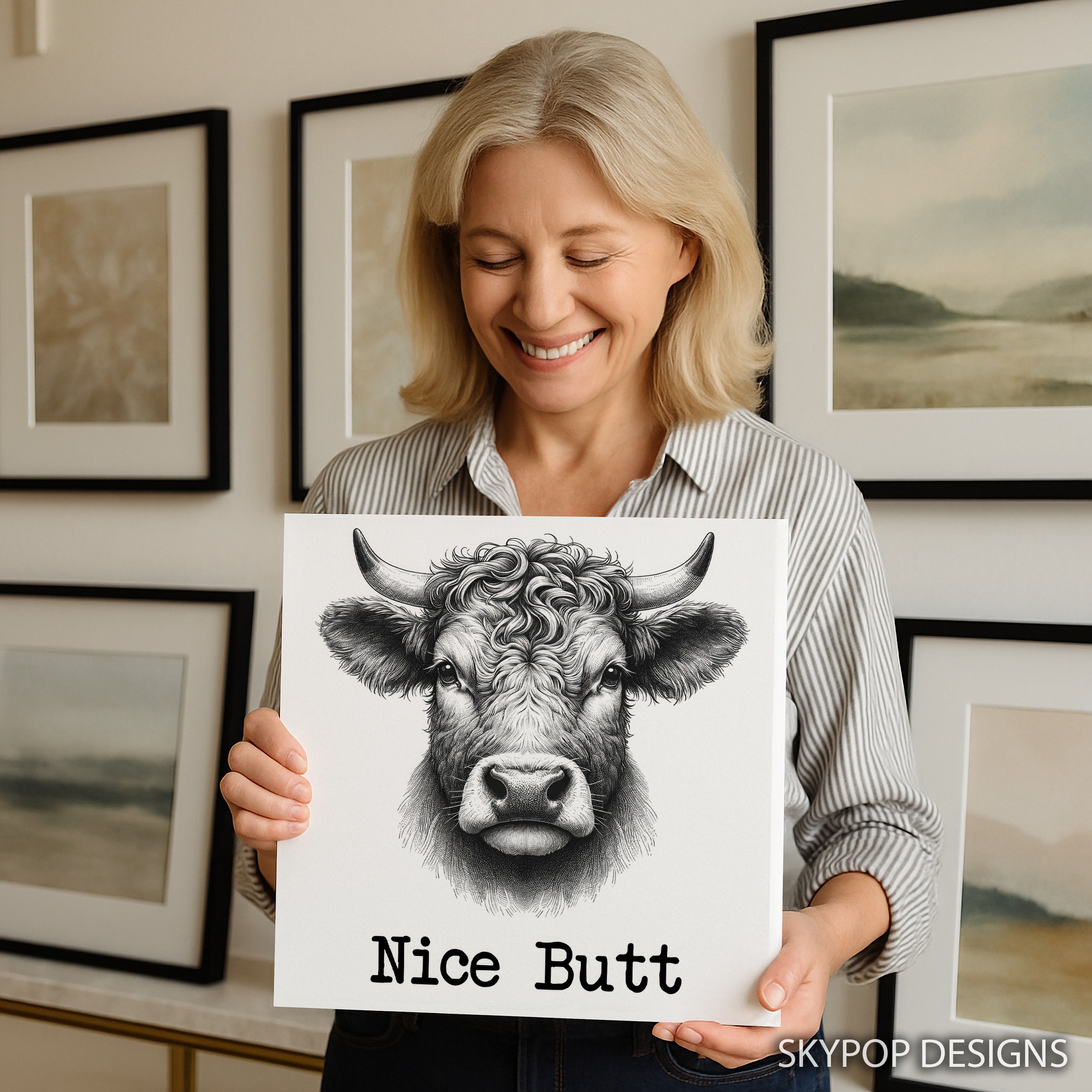 3.jpg Highland Cow Art