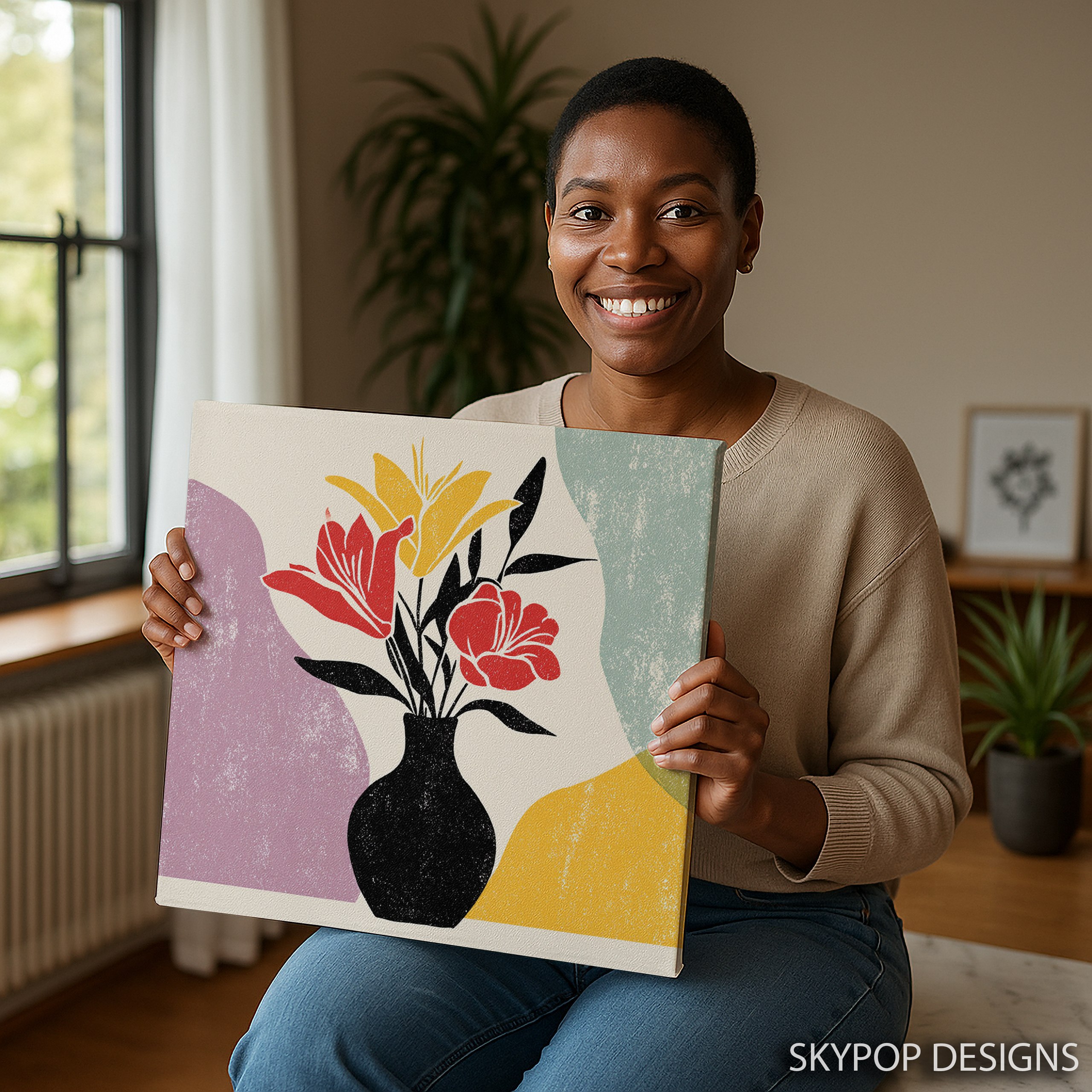 3.jpg Floral Vase Art