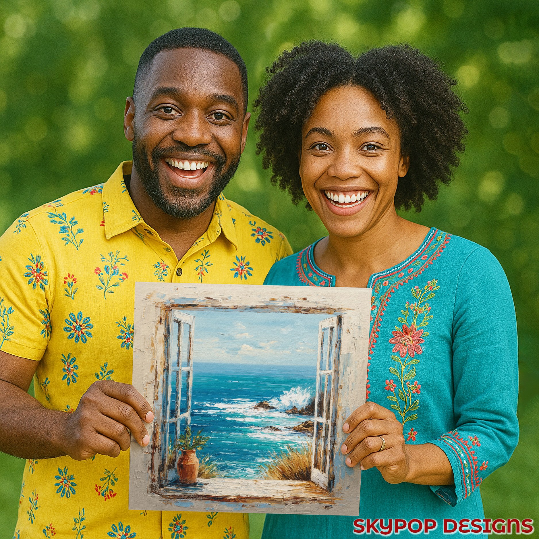 3.jpg Coastal Window View Art