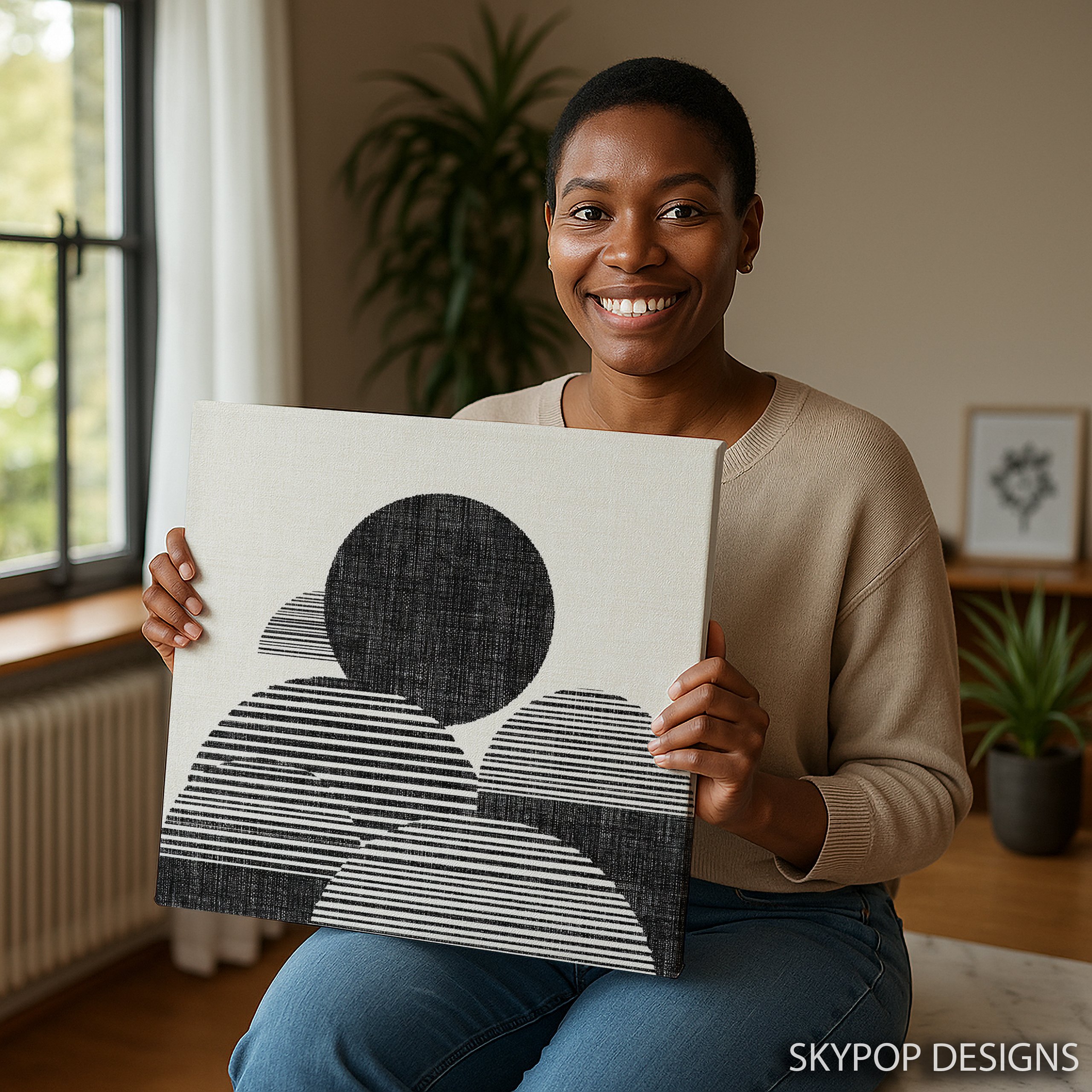 3.jpg Geometric Sunrise Art