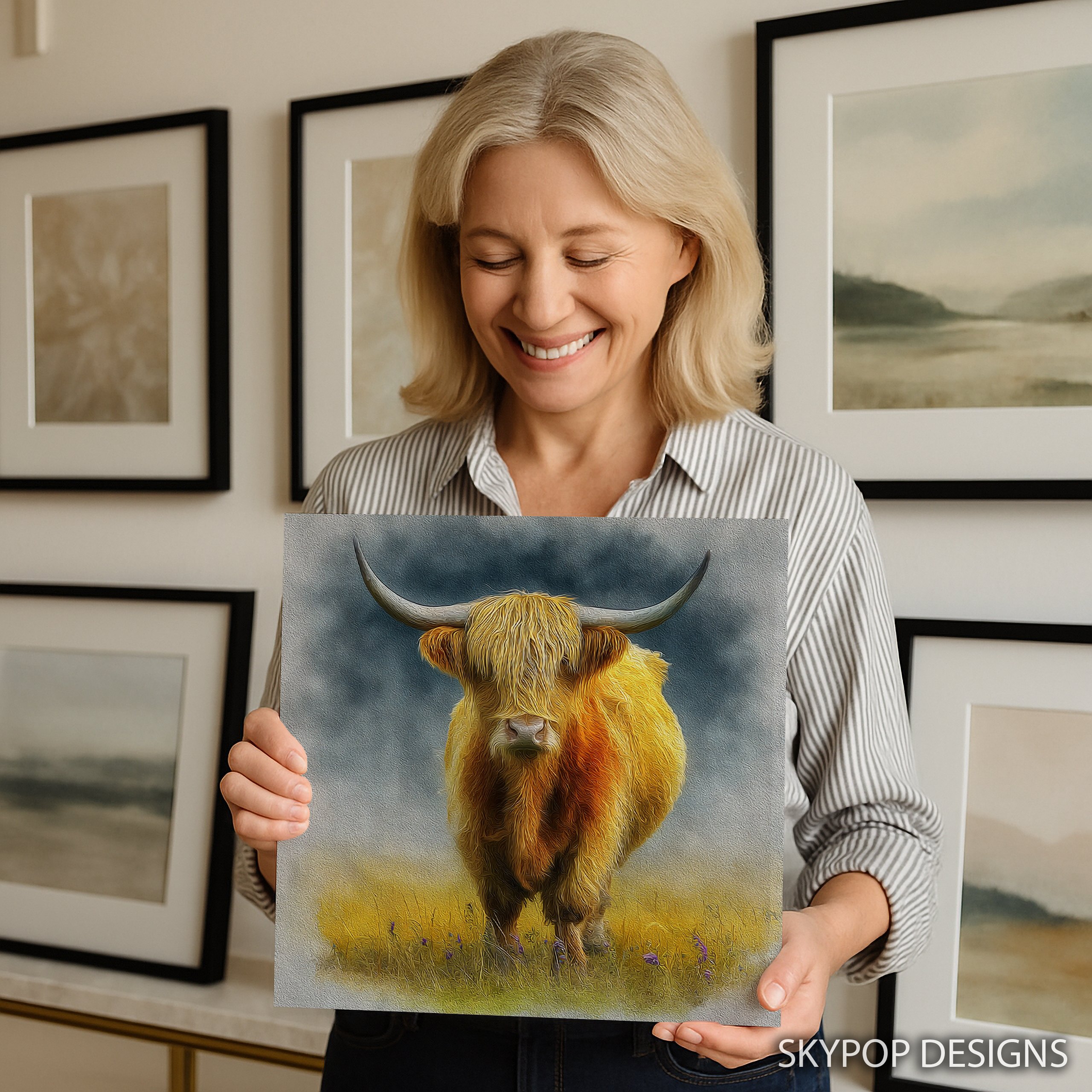 3.jpg Highland Cow Art