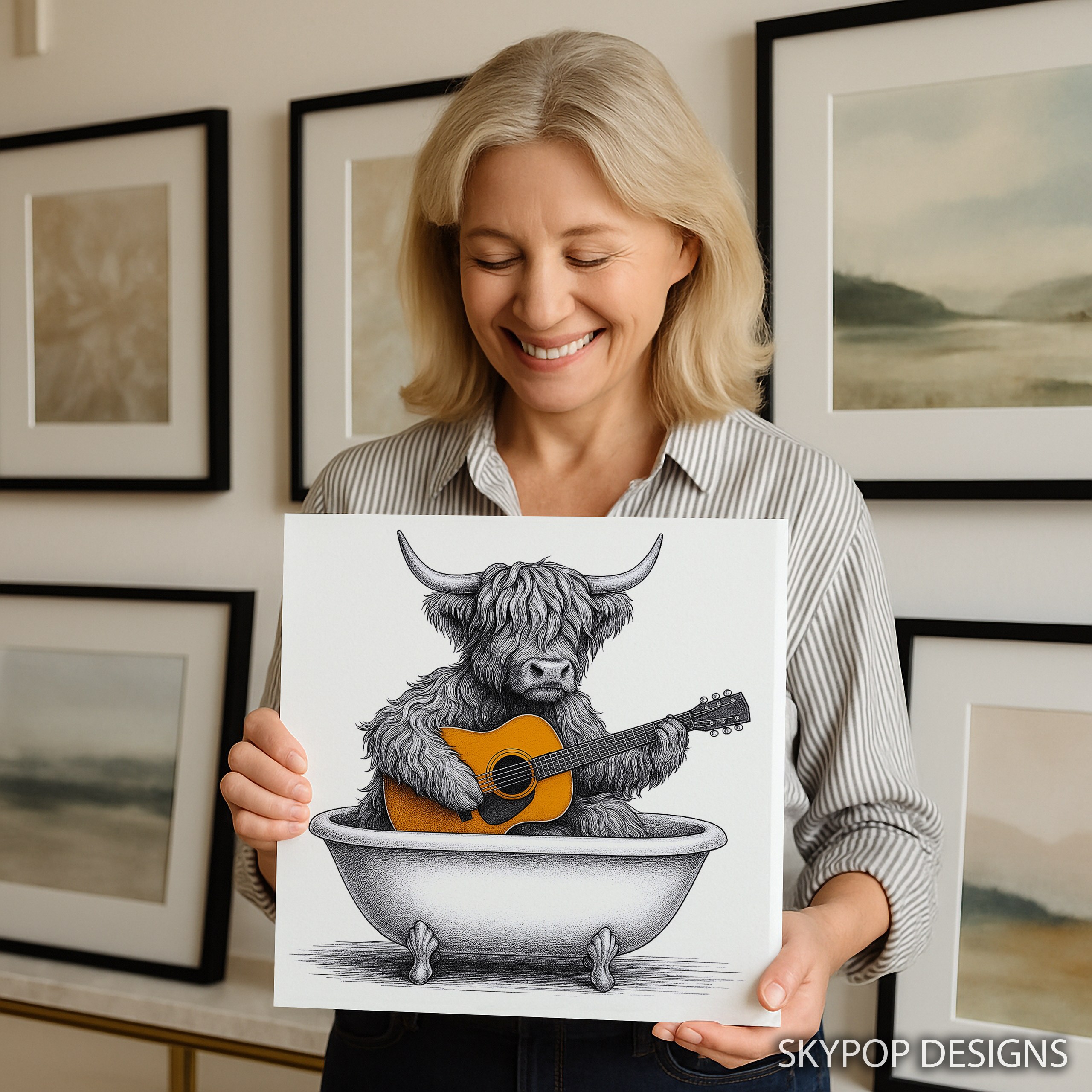 3.jpg Highland Cow Art