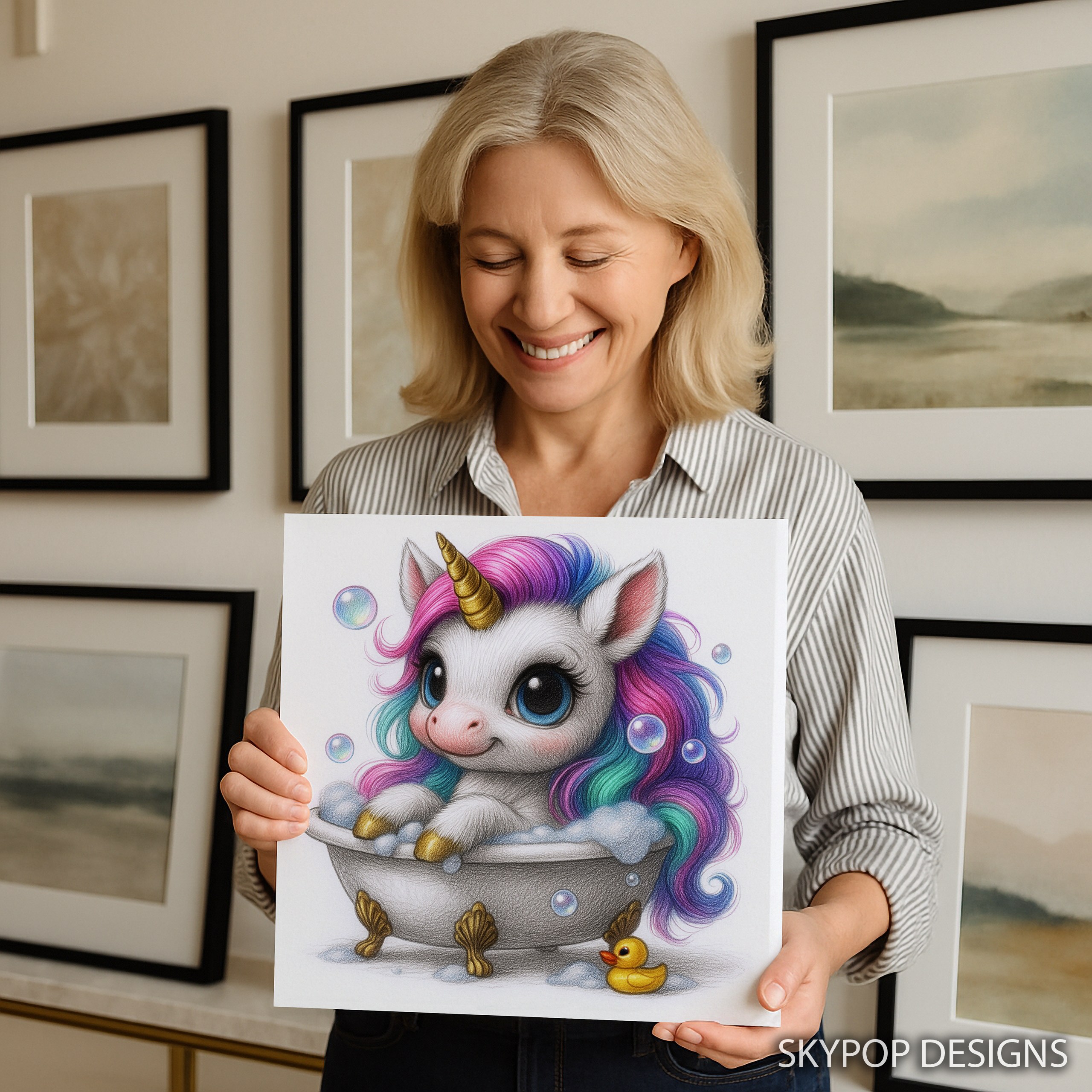 3.jpg Unicorn Bubble Bath Art
