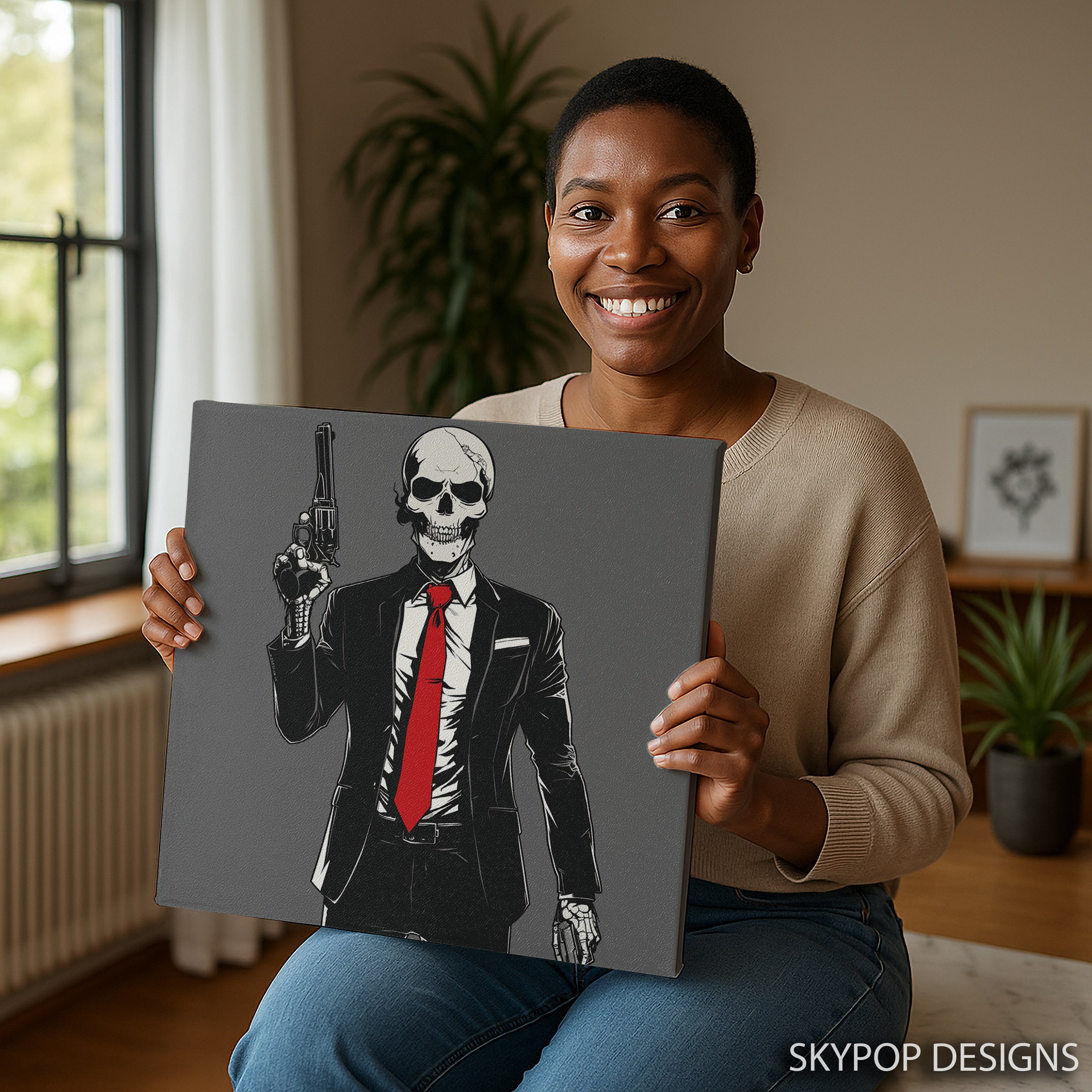 3.jpg Skull Hitman Art