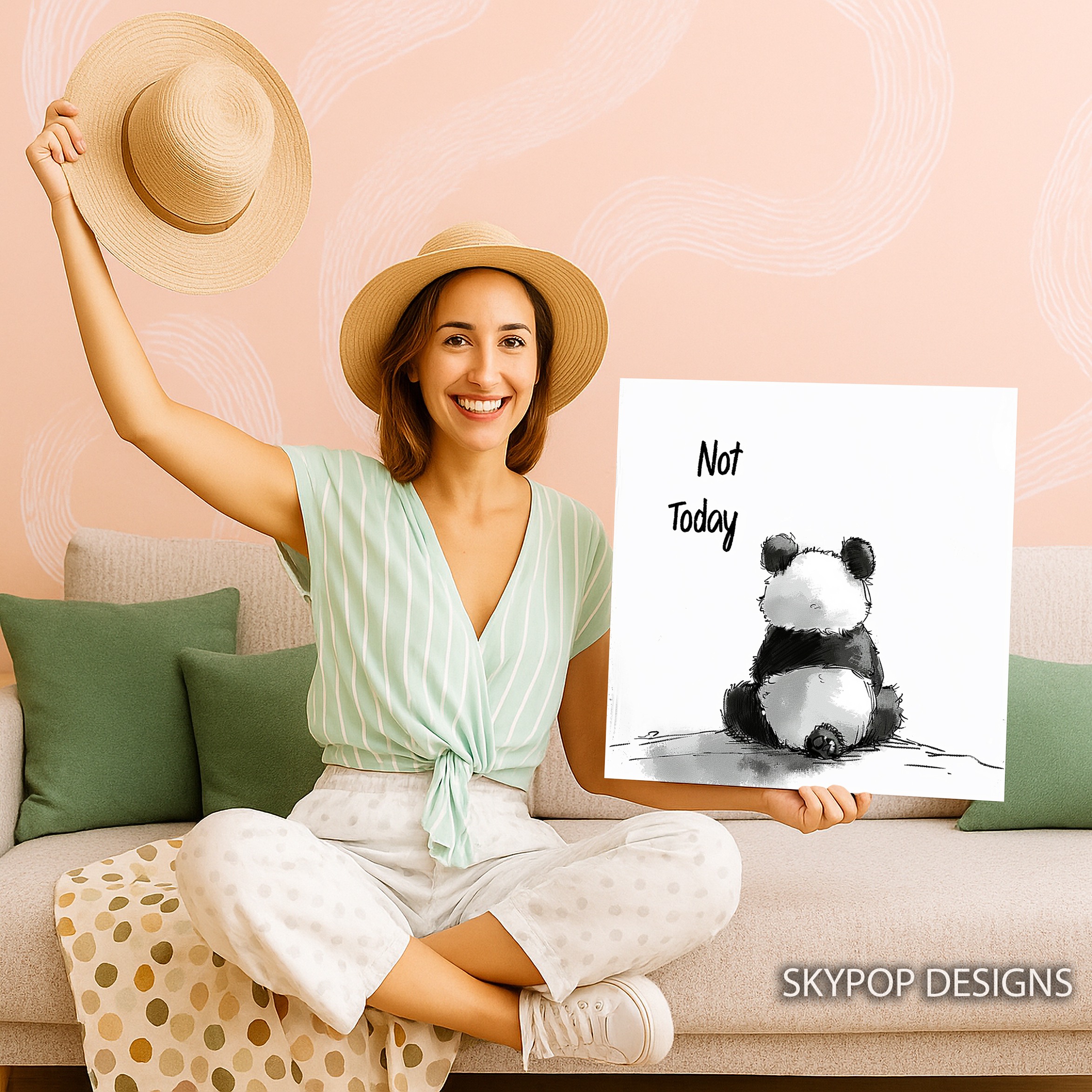 3.jpg Panda Not Today Art
