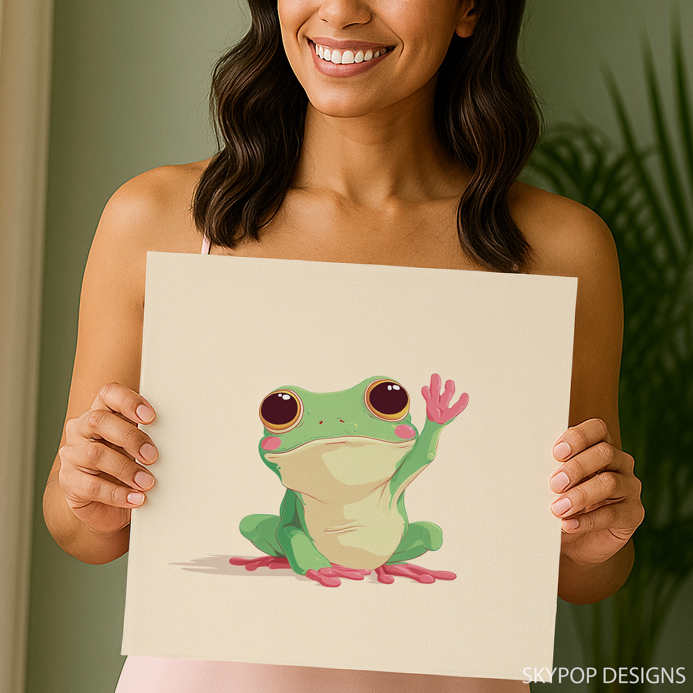 3.jpg Waving Frog Art