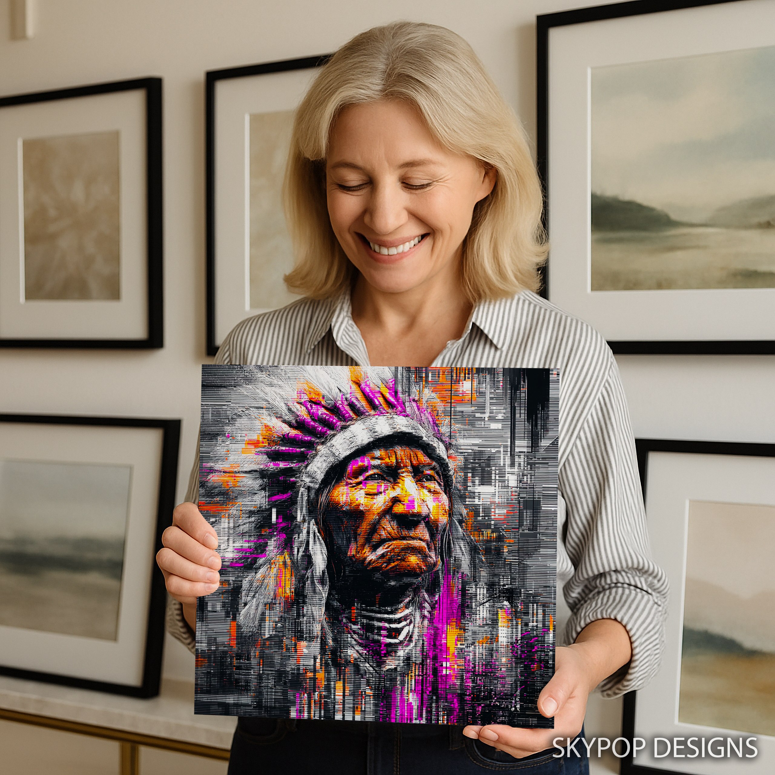 3.jpg Native American Chief Art