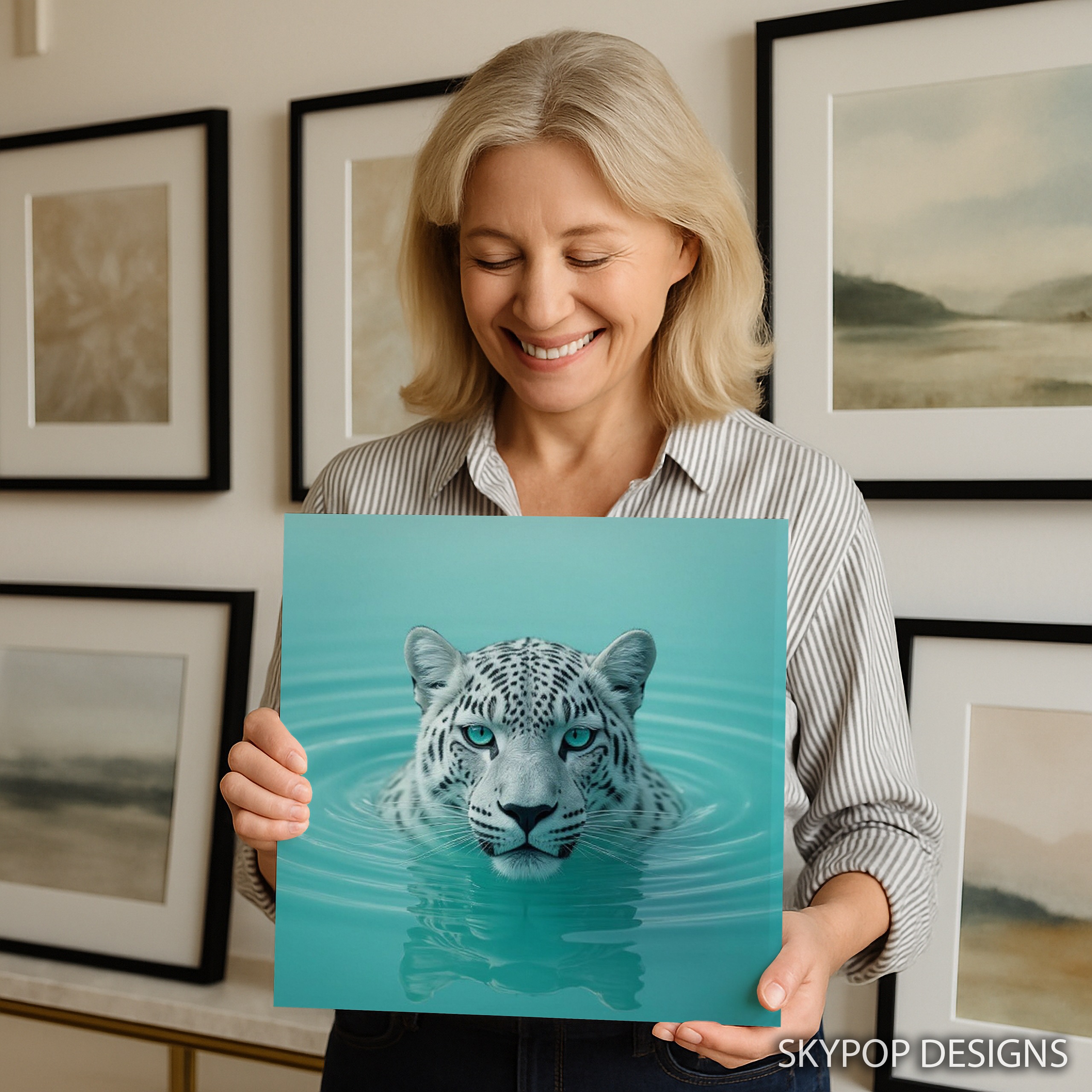 3.jpg Snow Leopard Art