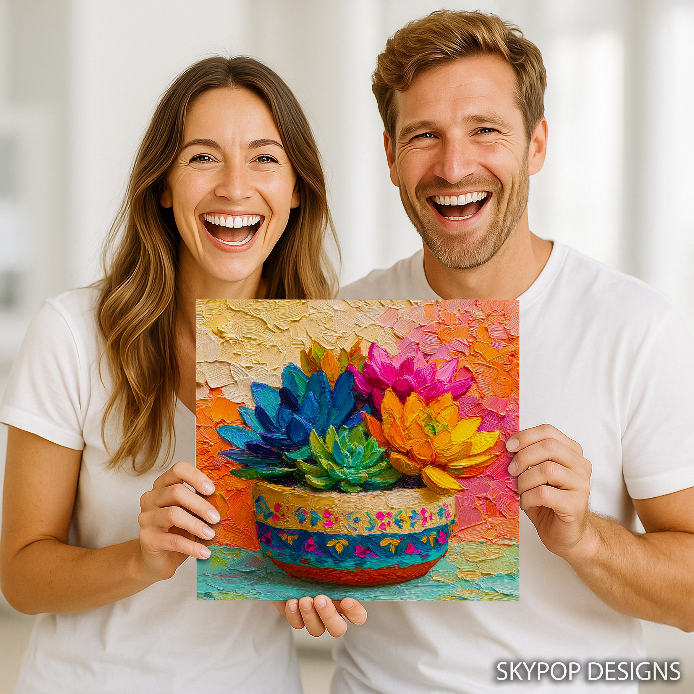 3.jpg Vibrant Succulent Bouquet Art