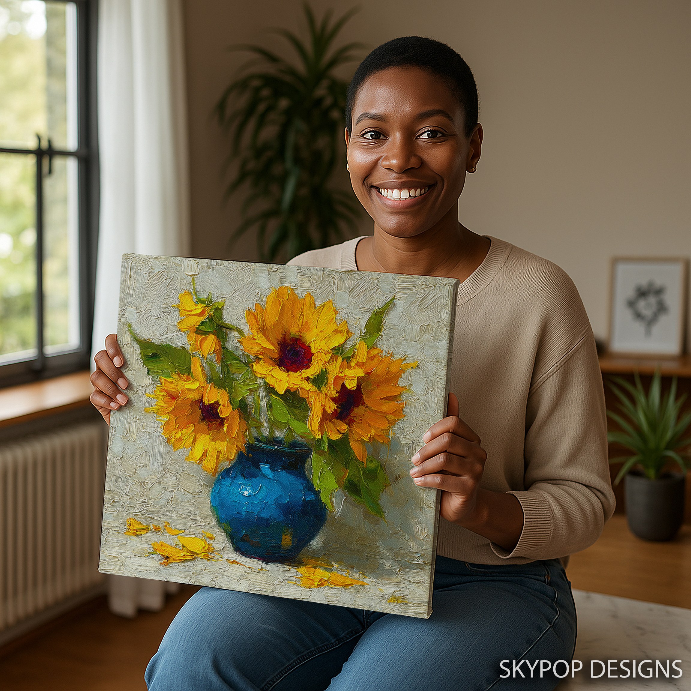 3.jpg Sunflower Vase Art