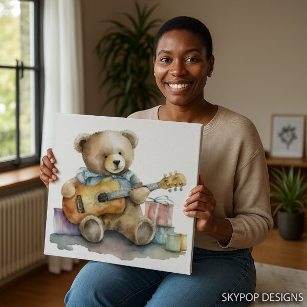 Bear Guitar Art