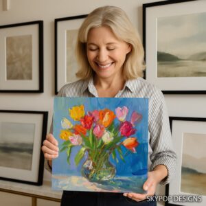 Tulip Bouquet Art
