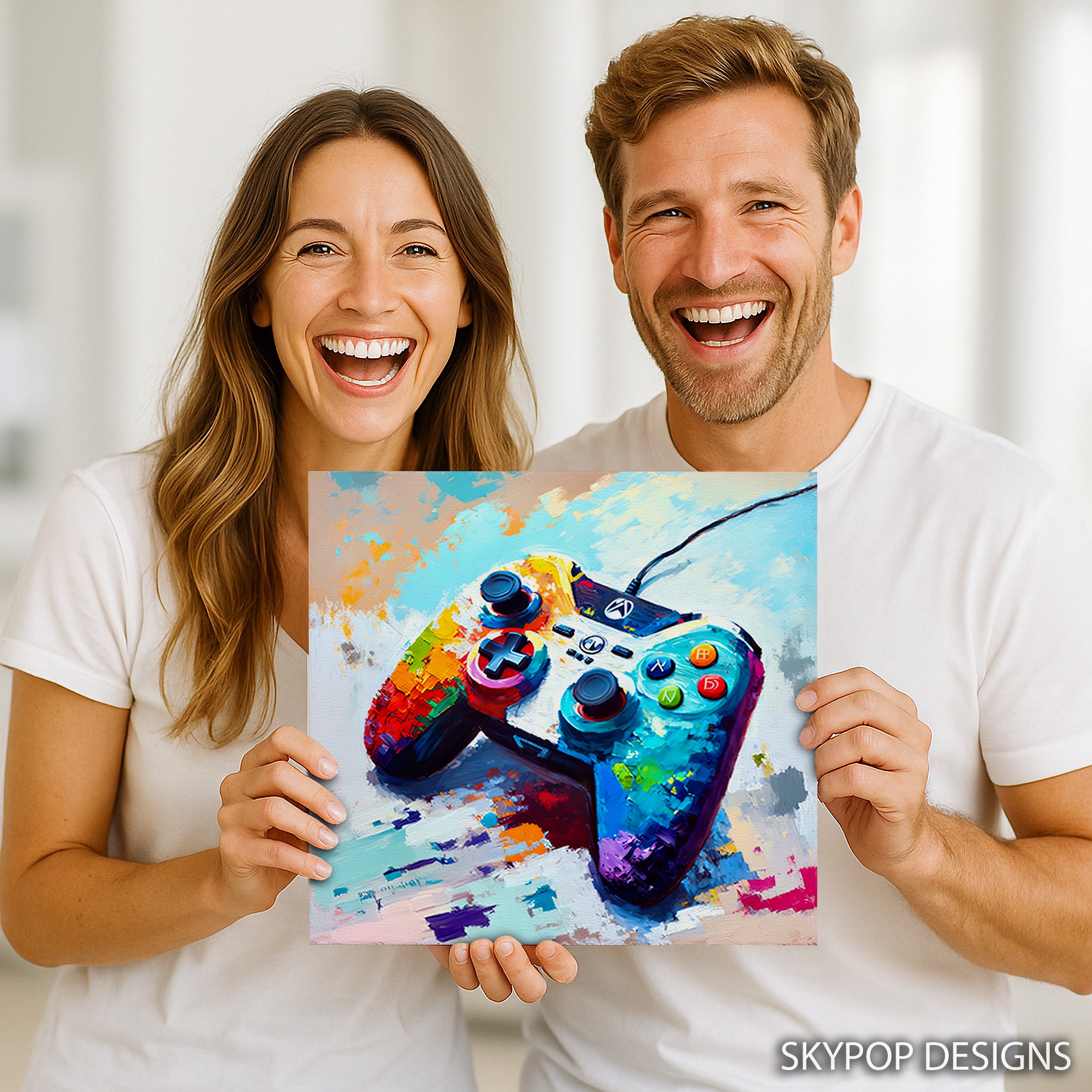 3.jpg Gaming Controller Explosion Art