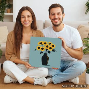Sunflower Bouquet Art