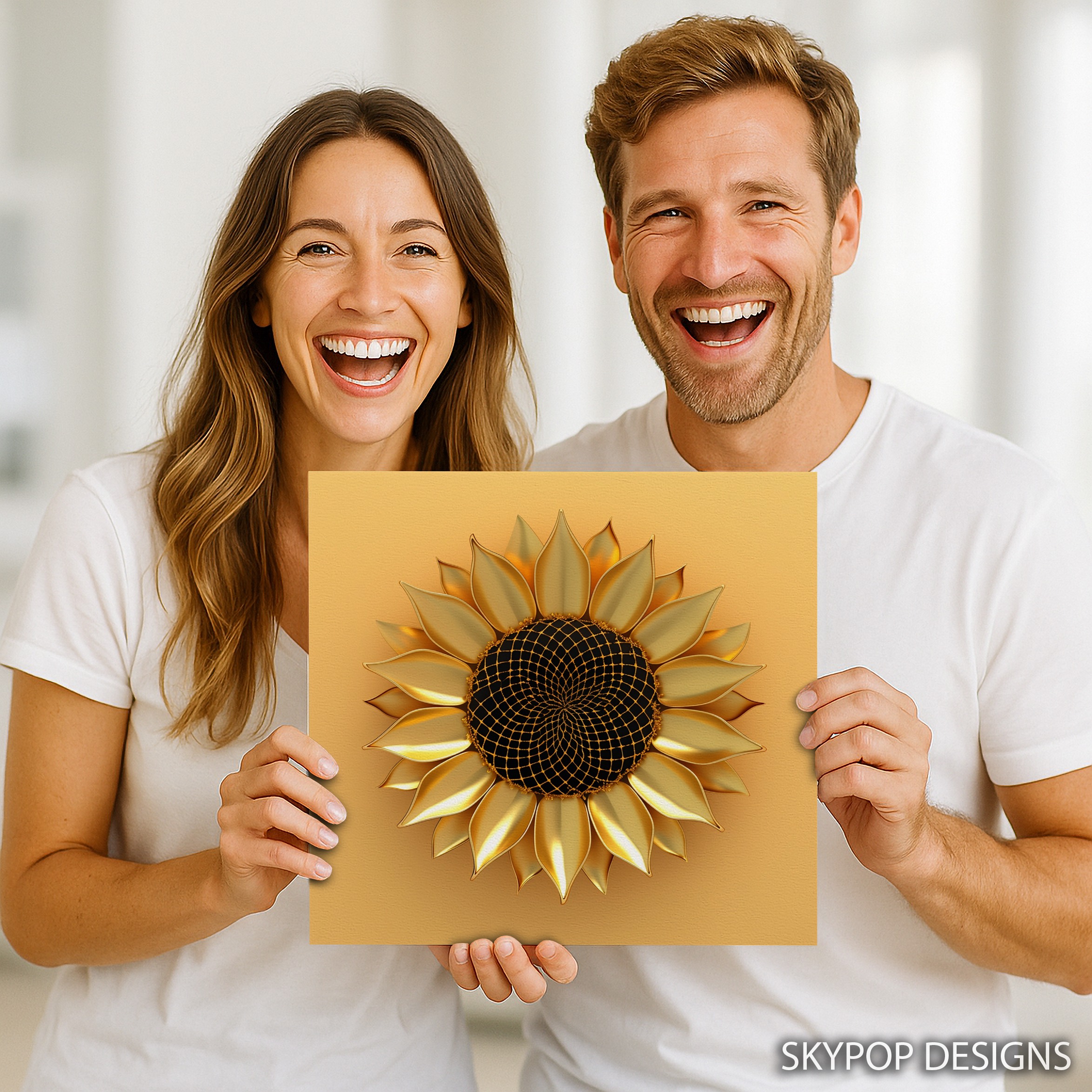 3.jpg Golden Sunflower Art