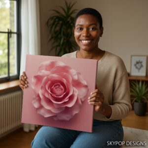 Pink Rose Art