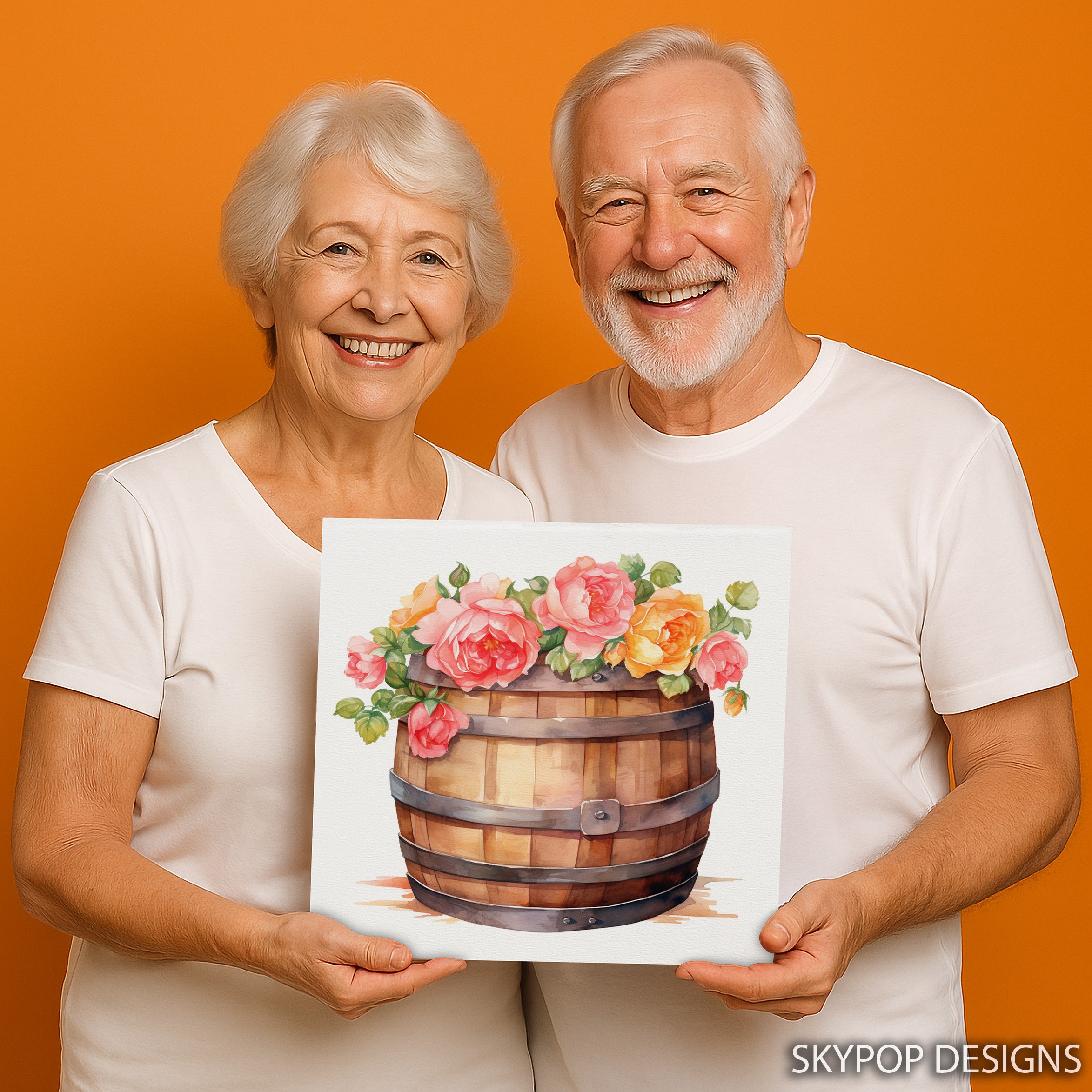 3.jpg Roses in Barrel Art